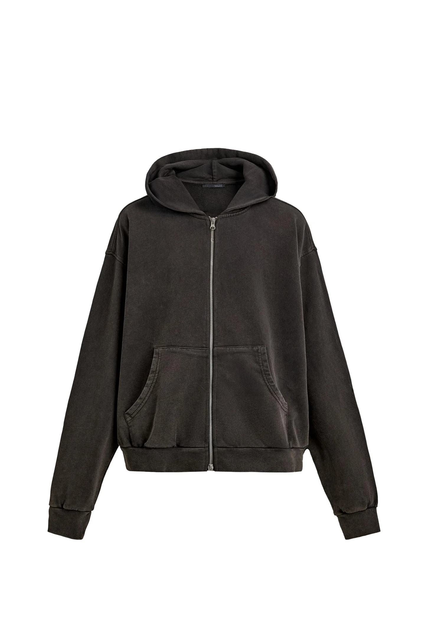 ХУДИ НА МОЛНИИ С ЭФФЕКТОМ СТИРКИ - фото 5