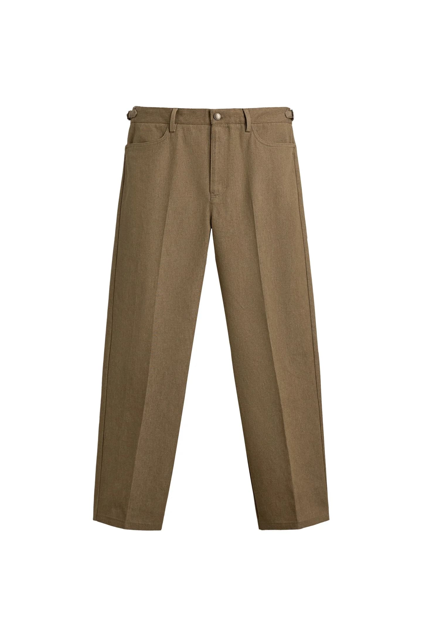 БРЮКИ ПРЯМОГО КРАЯ, ОГРАНИЧЕННАЯ ВЫПУСК - фото 4