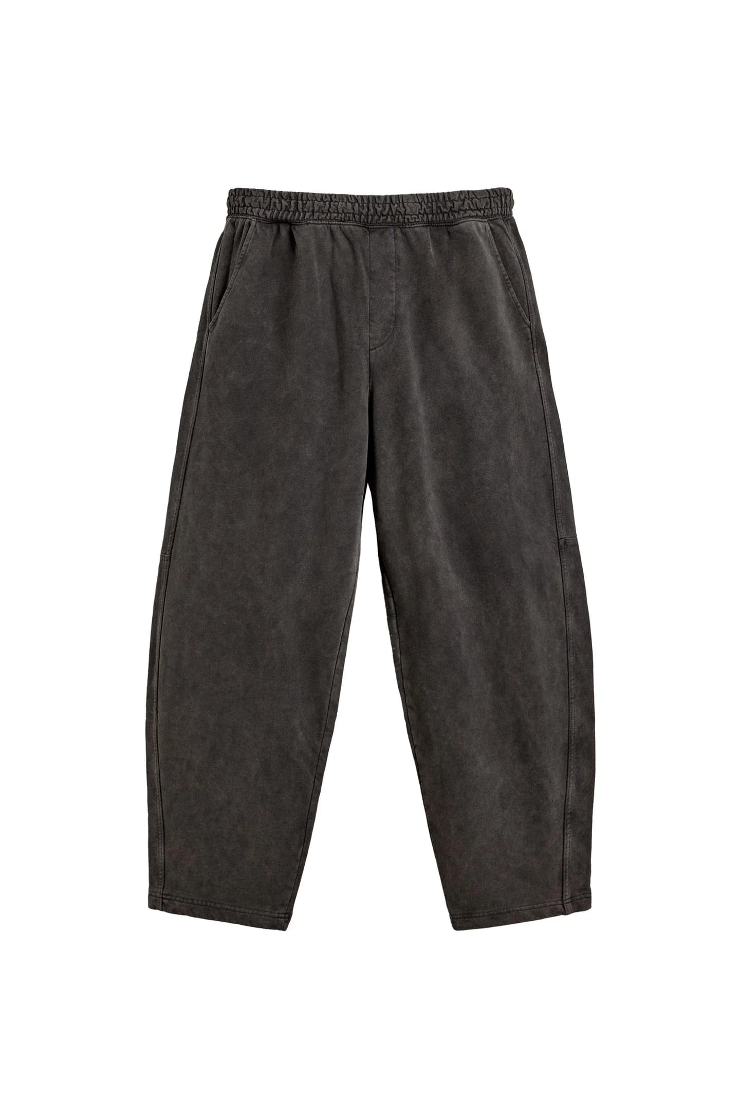 Джоггеры воздушного кроя с эффектом стирки - фото 5