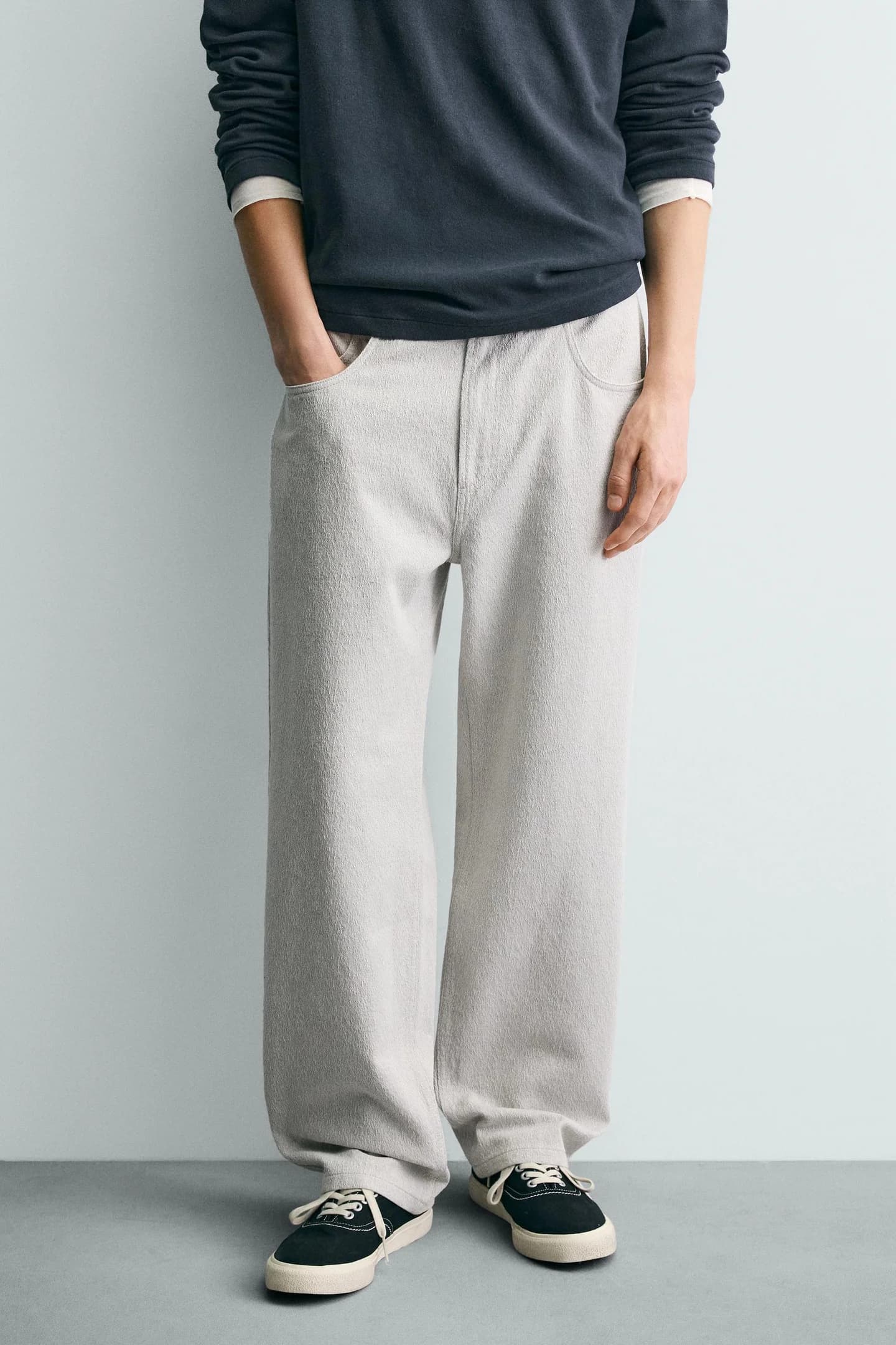 БРЮКИ ПРЯМОГО КАРКАРДА - фото 3