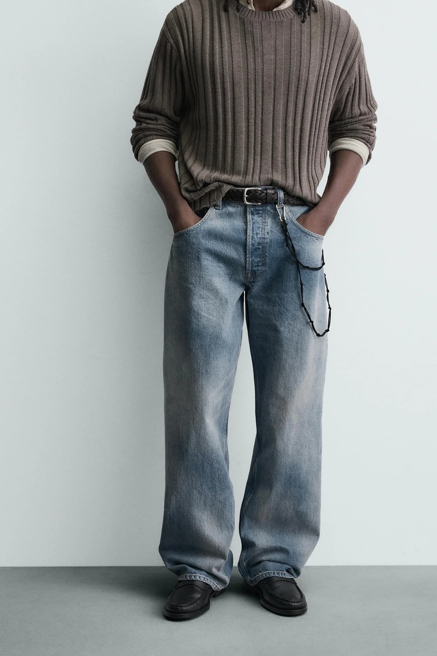 ДЖИНСЫ МЕШКОВОГО КРОНА - фото 2