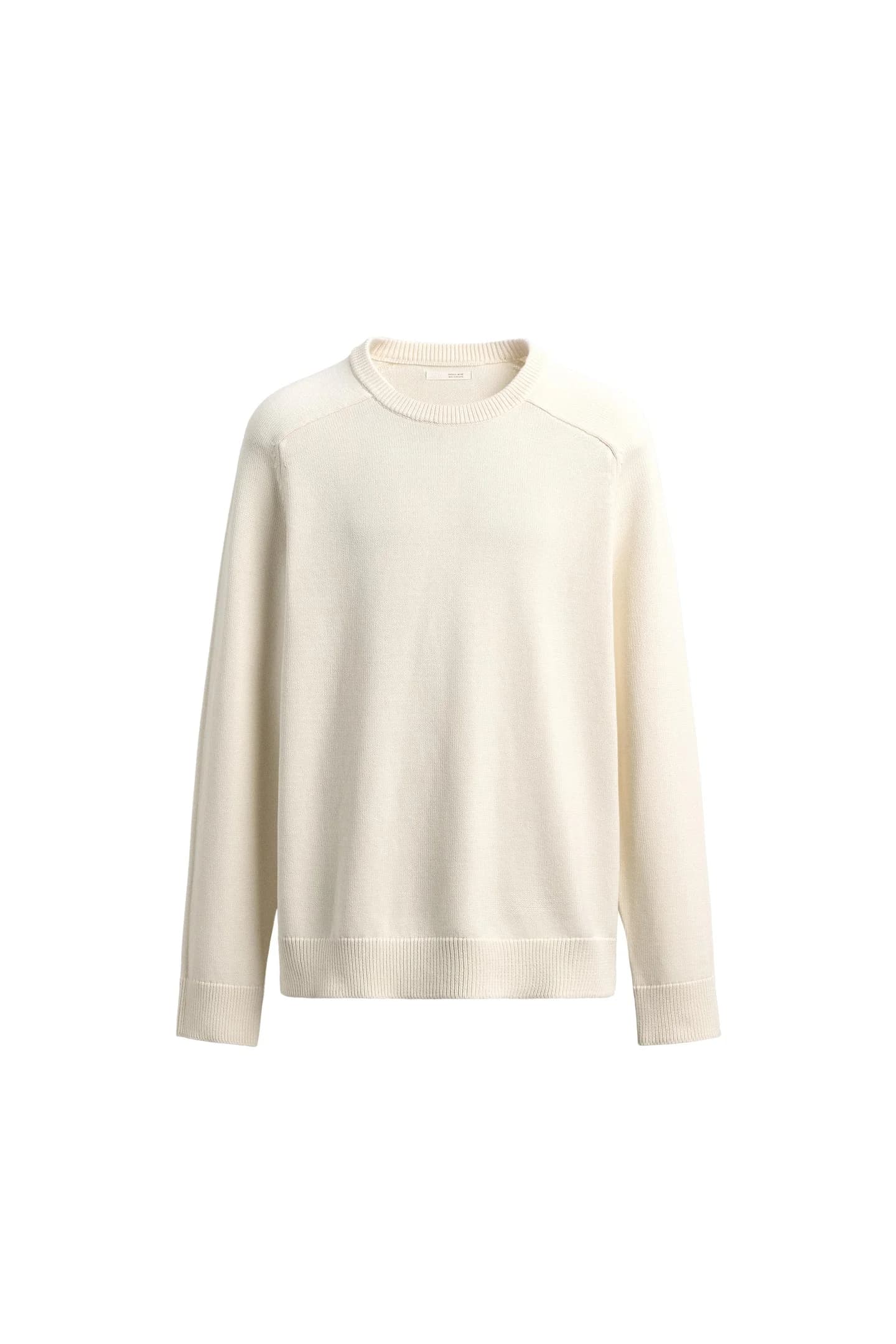 ТРИКОТАЖНЫЙ СВИТЕР ИЗ ХЛОПКА СО СТРУКТУРОЙ - фото 3