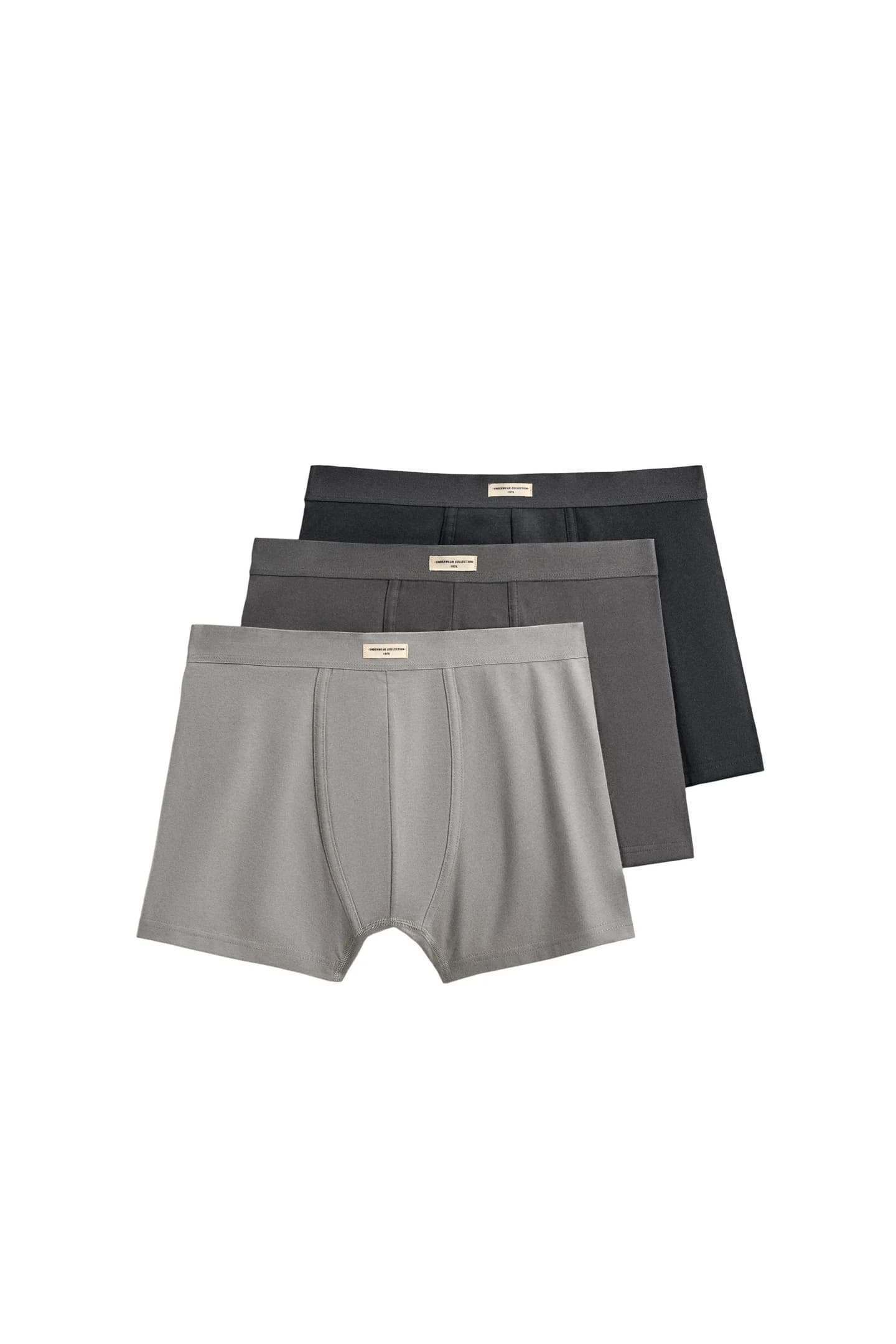 НАБОР ИЗ 3 ПАР МЯГКОГО БЕЛЬЯ-БОКСЕРА - фото 3