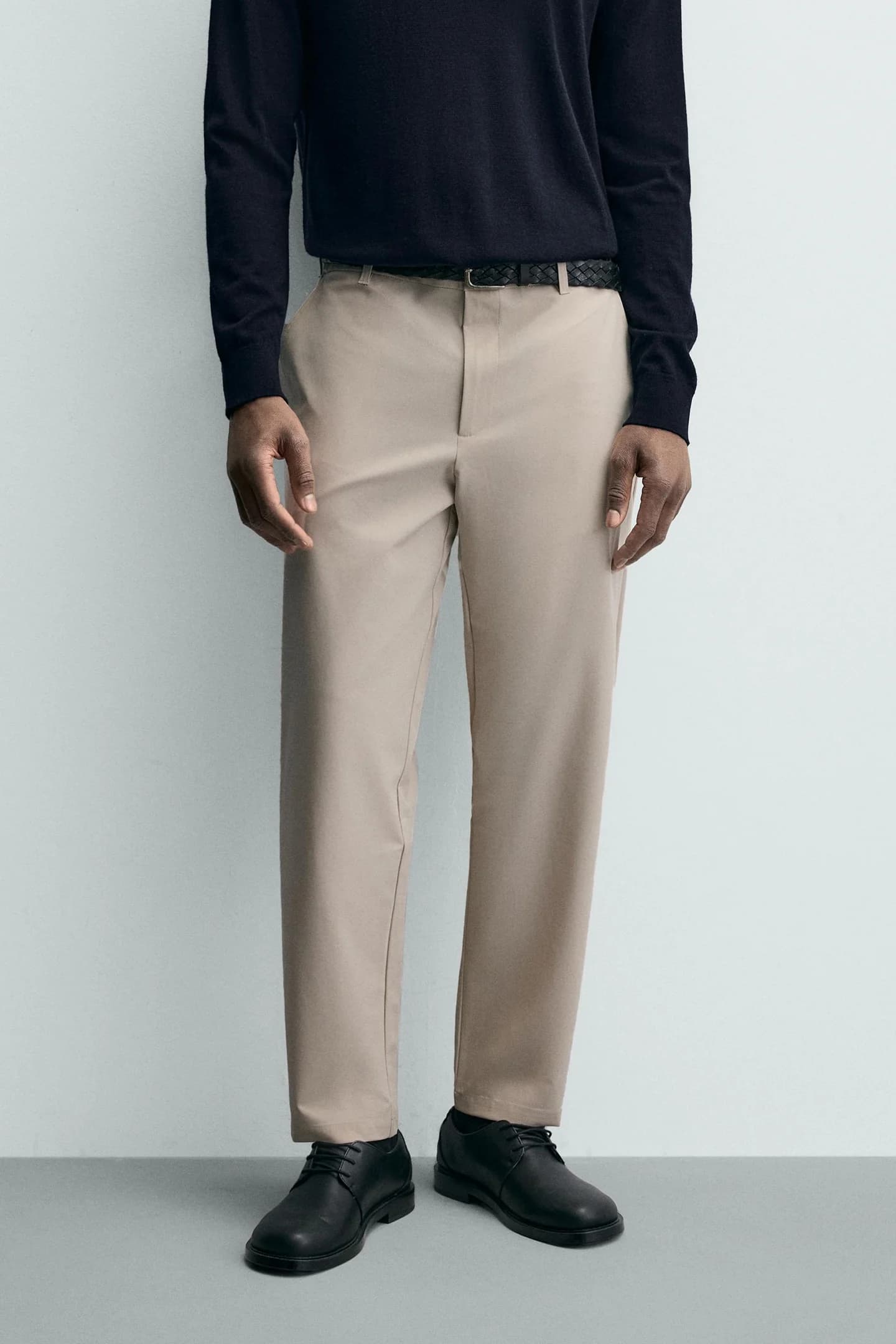 БРЮКИ УДОБНОГО ПРЯМОГО КРАЯ - фото 4