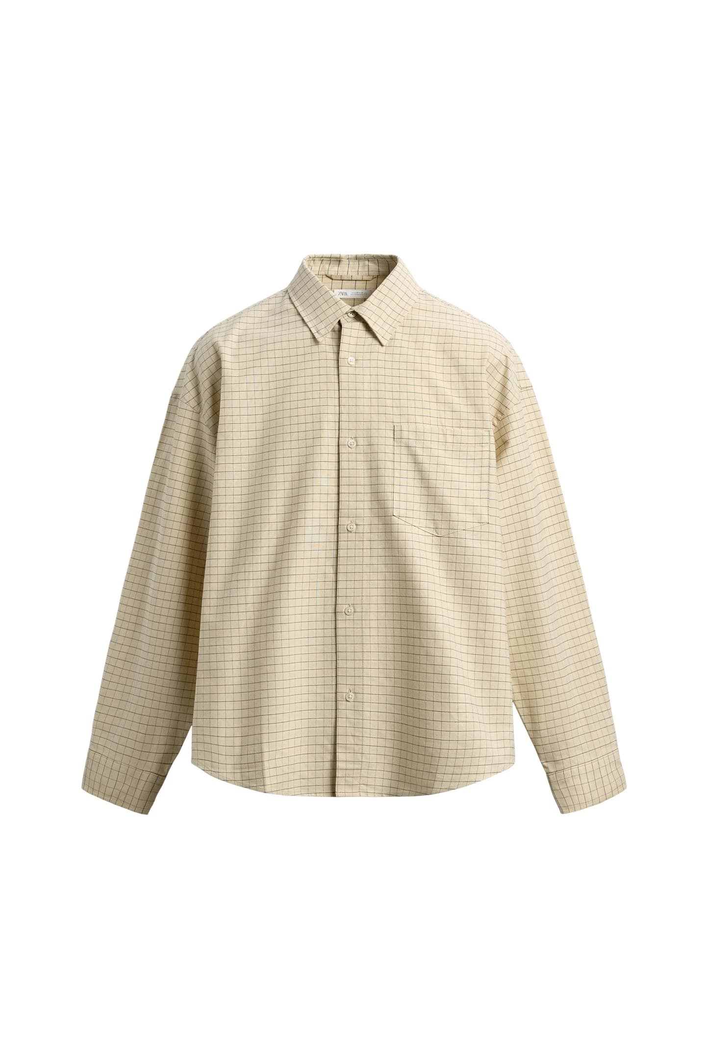 РУБАШКА ОВЕРСАЙЗ ИЗ ТКАНИ ОКСФОРД - фото 3