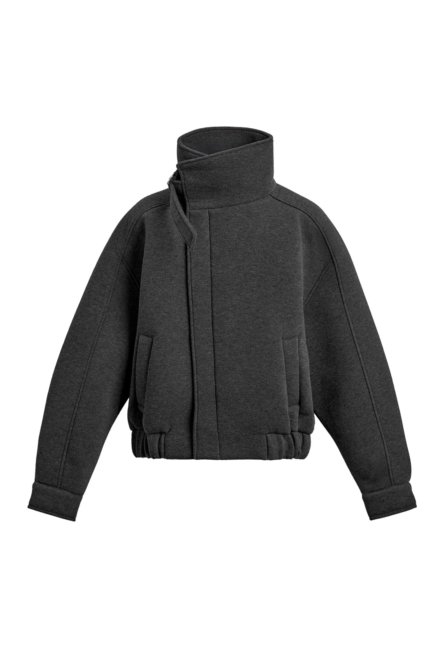 КУРТКА ИЗ ТЕХНИЧЕСКОЙ ТКАНИ С ВЫСОКИМ ВОРОТНИКОМ - фото 3