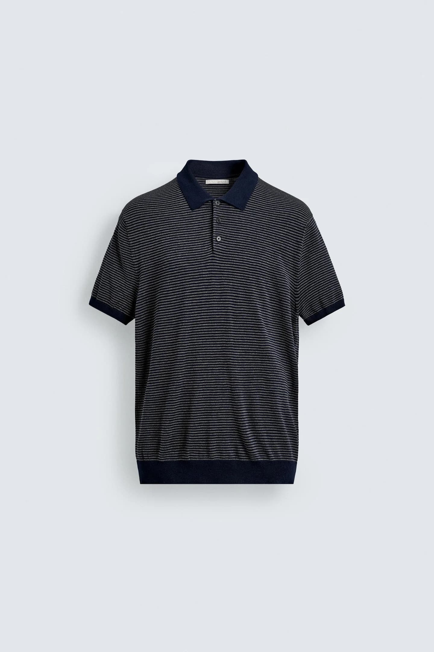 ТРИКОТАЖНАЯ РУБАШКА ПОЛО СТАНДАРТНОГО КРОЯ