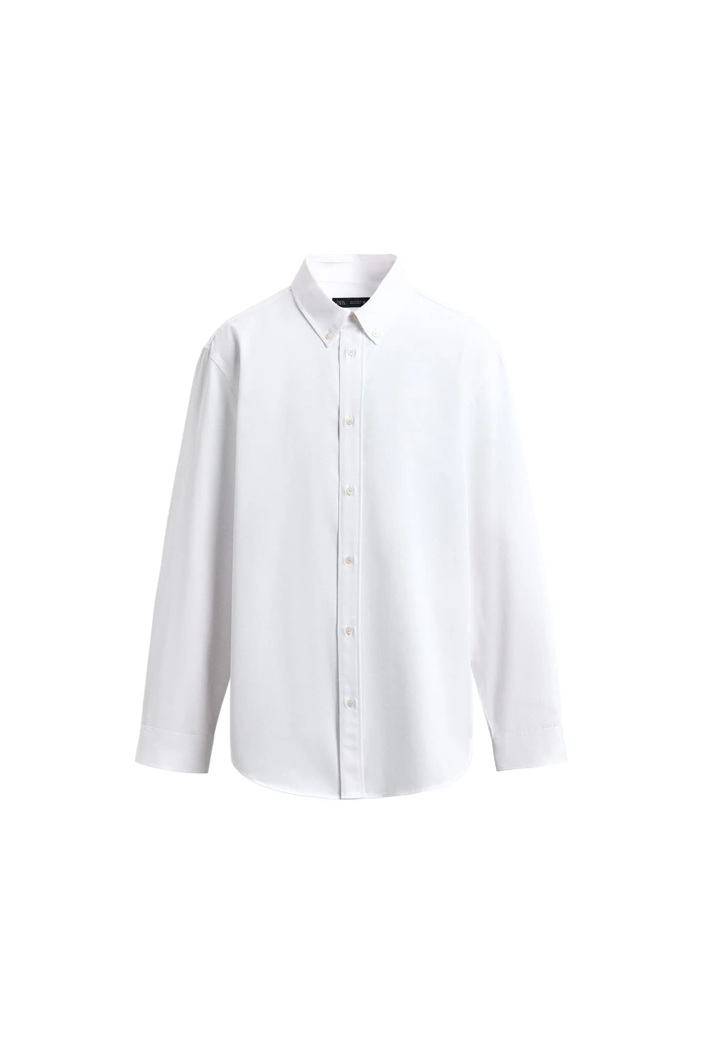 РУБАШКА СТАНДАРТНОГО КРАЯ ИЗ СТРУКТУРНОЙ ТКАНИ - фото 3