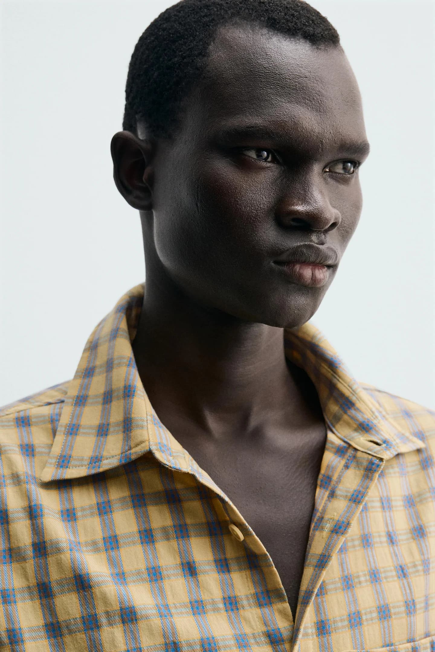 РУБАШКА СВОБОДНОГО КРОЯ В КЛЕТИКУ - фото 2