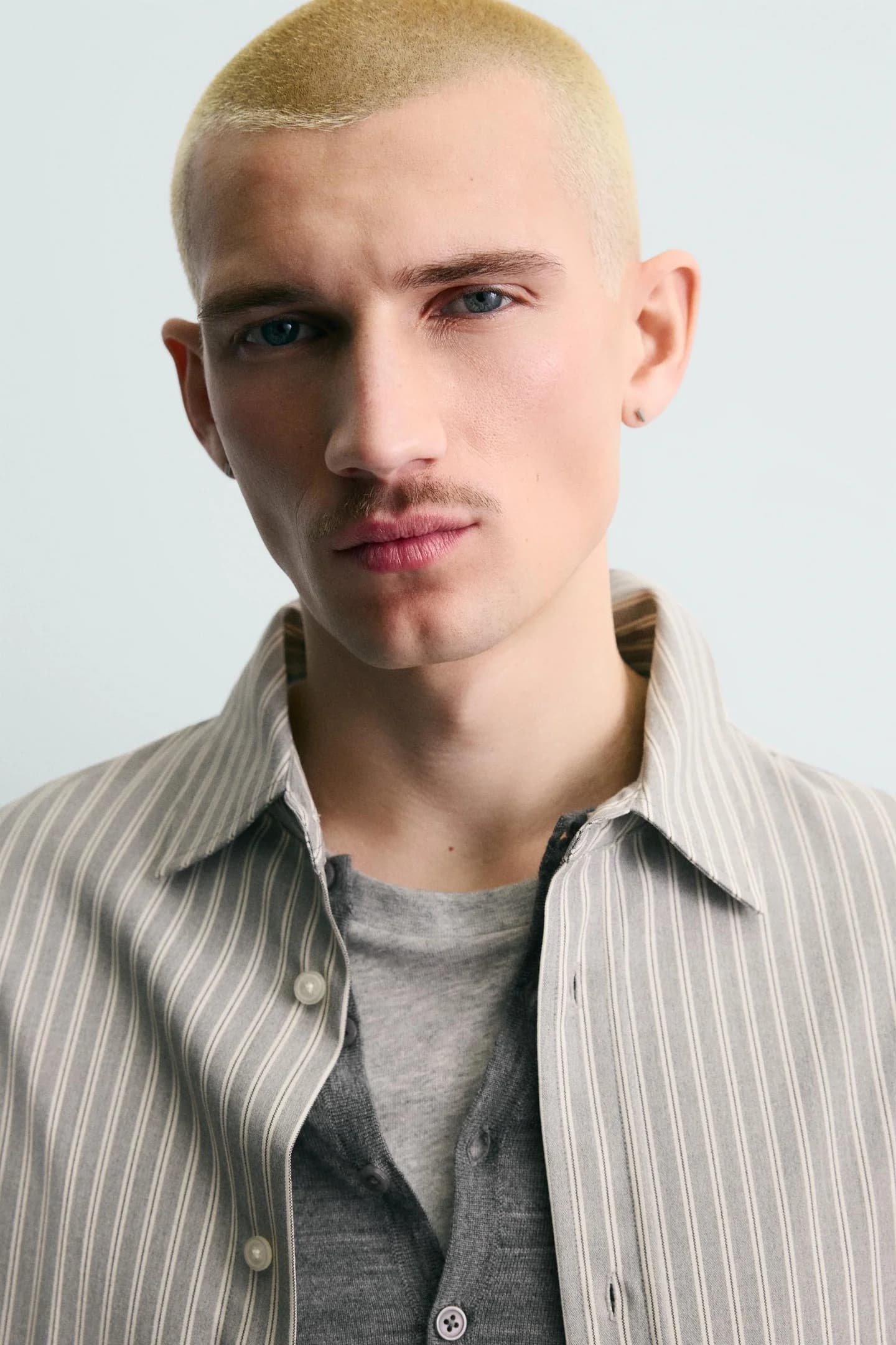 РУБАШКА СВОБОДНОГО КРАСКА В ПОЛОСКУ - фото 2