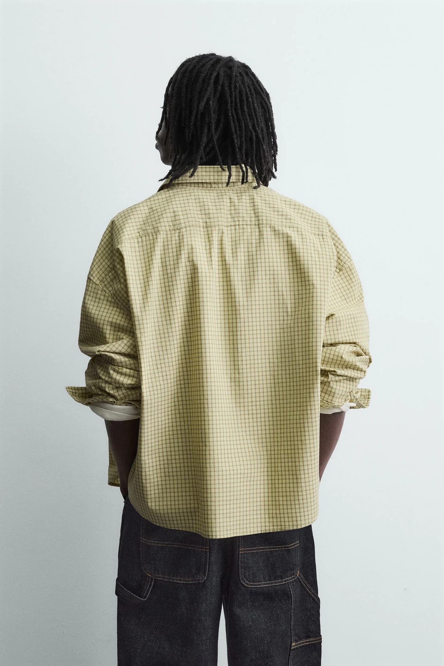 РУБАШКА В КЛЕТИКУ С ВЫШИВКОЙ - фото 3