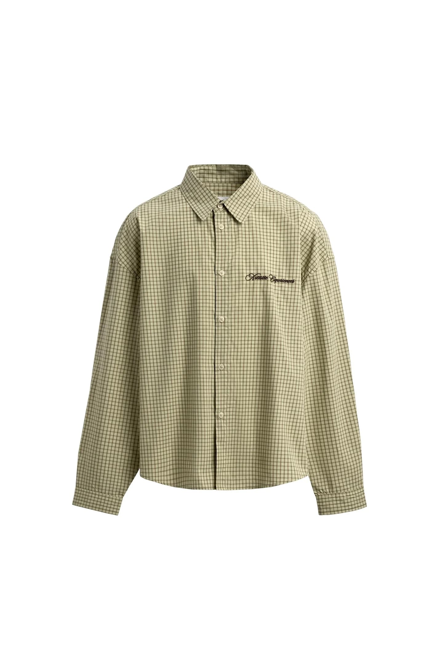 РУБАШКА В КЛЕТИКУ С ВЫШИВКОЙ - фото 4