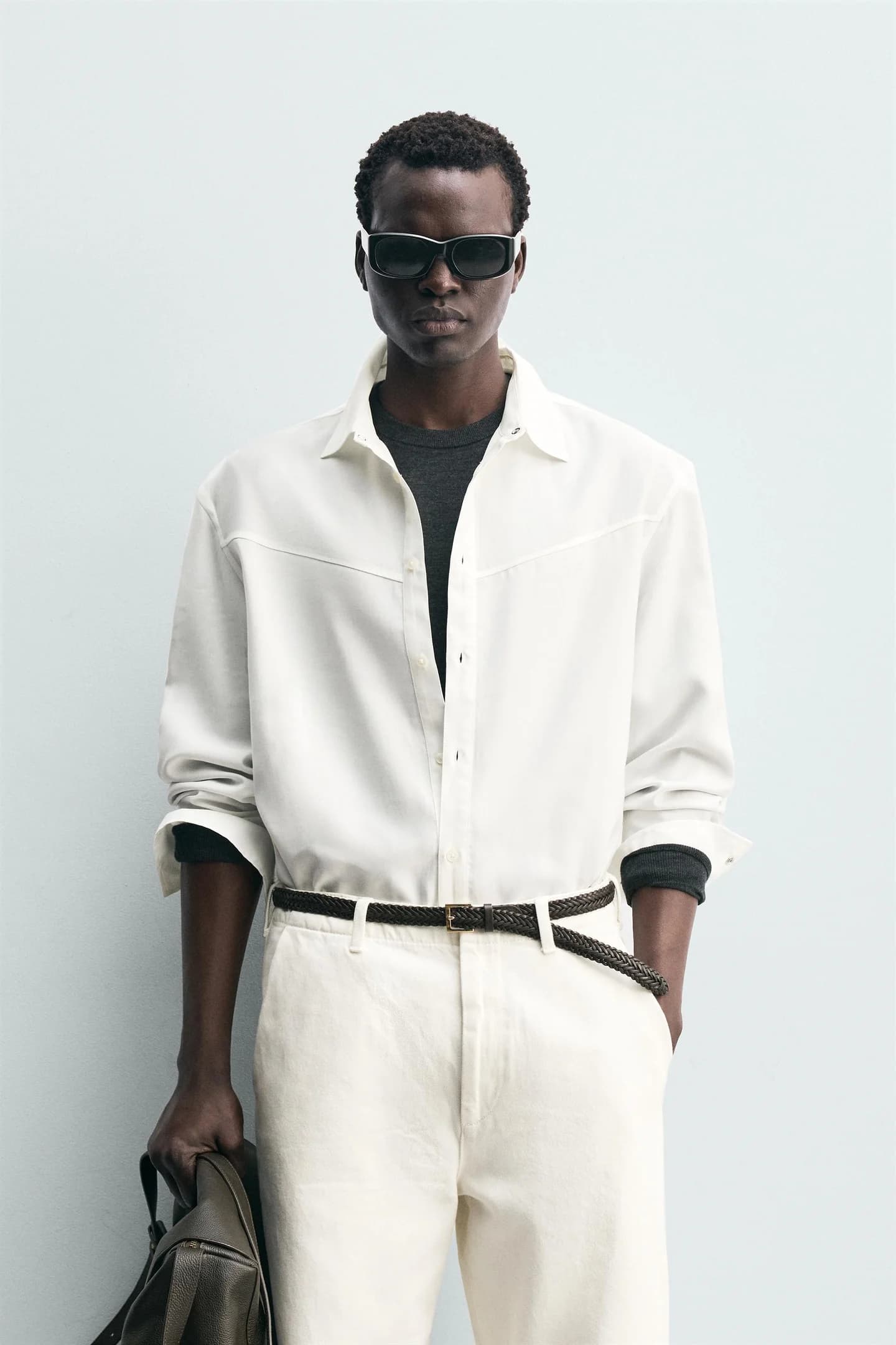 РУБАШКА ЗАПАДН ИЗ ПАЛАРНОЙ ТКАНИ