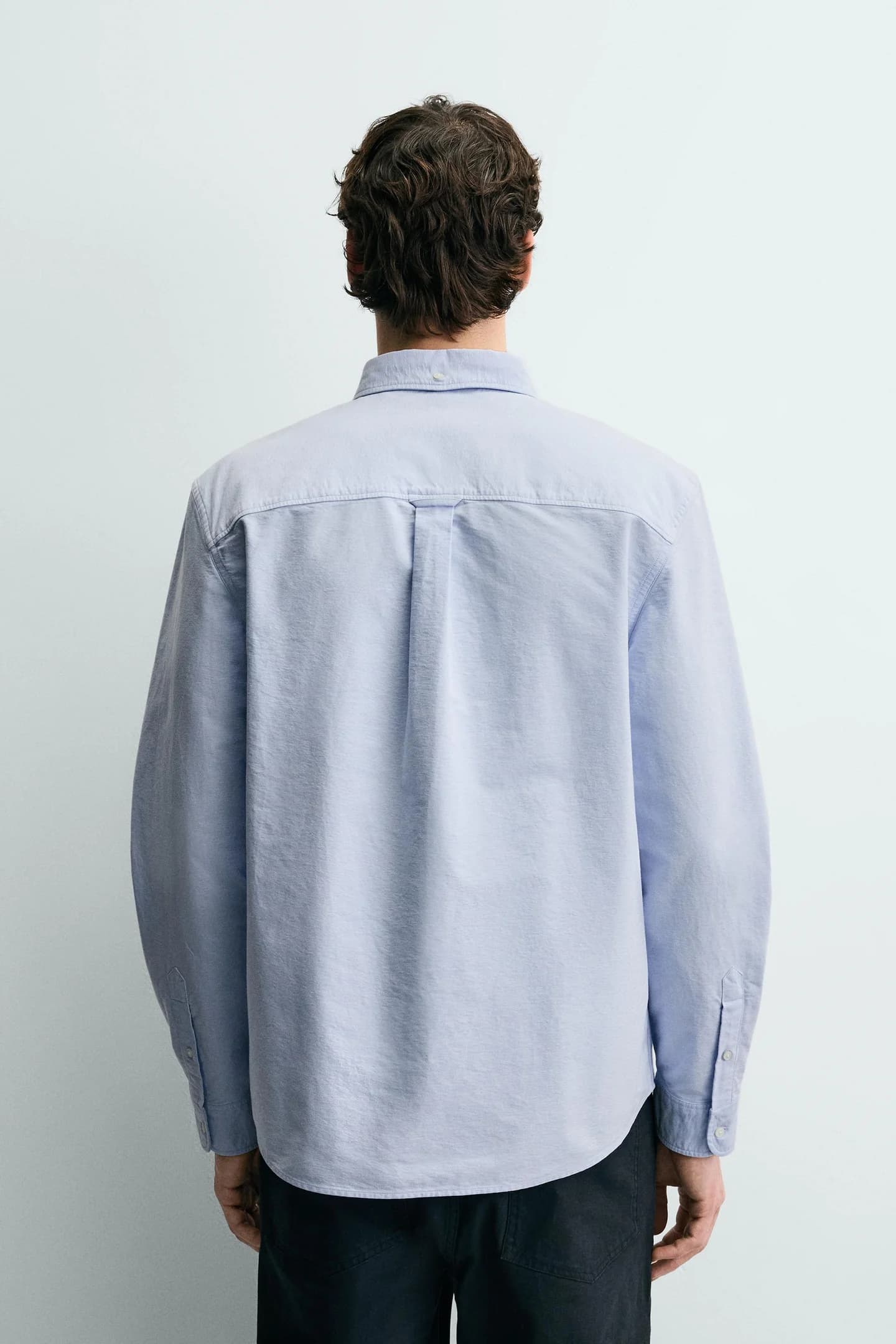 РУБАШКА ИЗ СТРУКТУРНОЙ ТКАНИ ОКСФОРД - фото 2