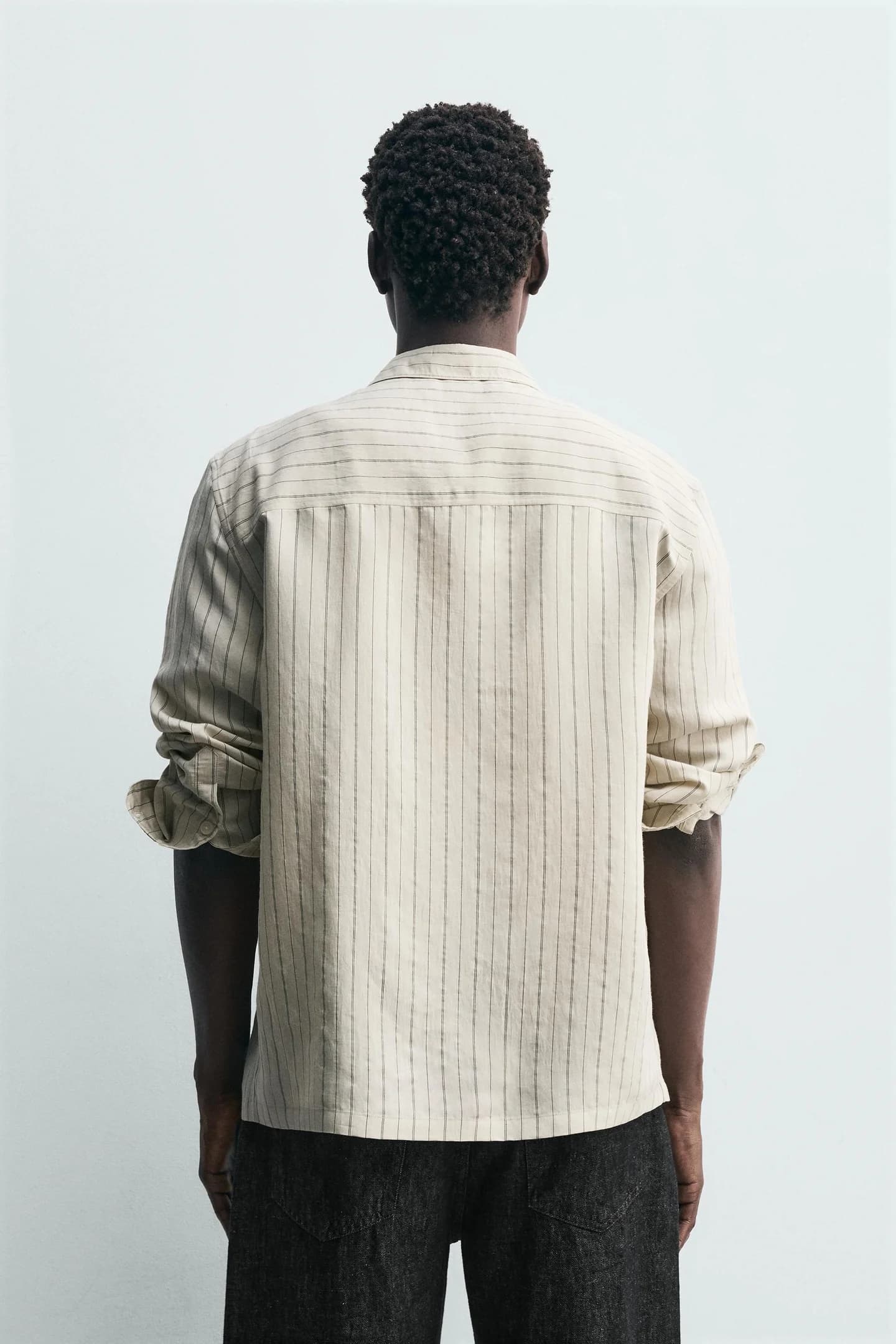 СВОБОДНАЯ ПОЛОСКА РУБАШКА - фото 2