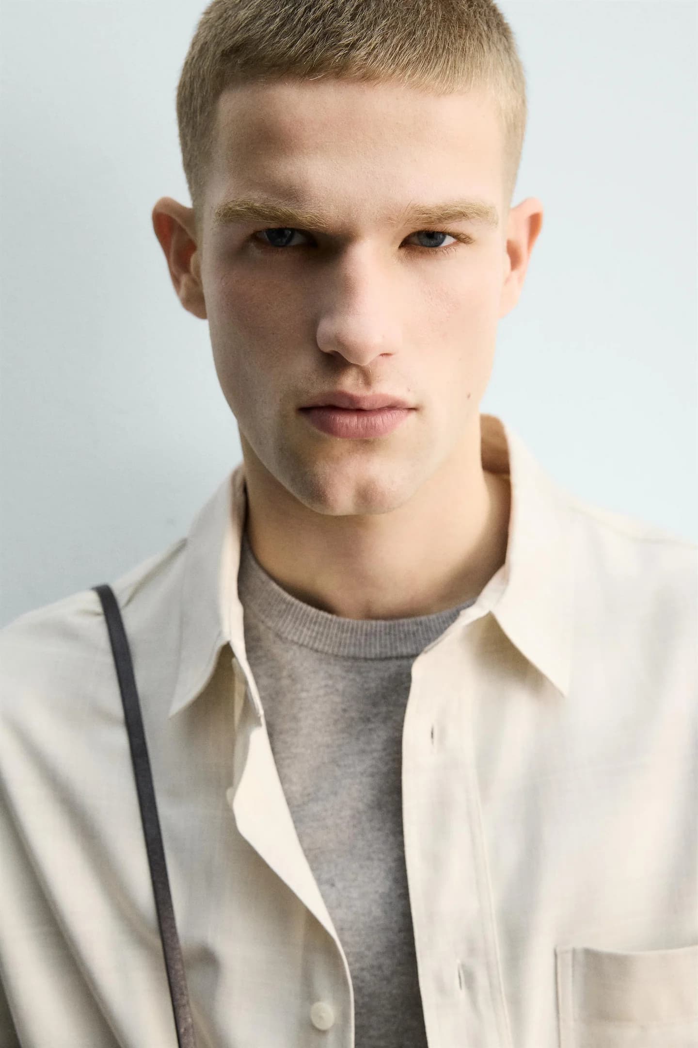 РУБАШКА В КЛЕТИКУ С КАРМАНОМ - фото 2