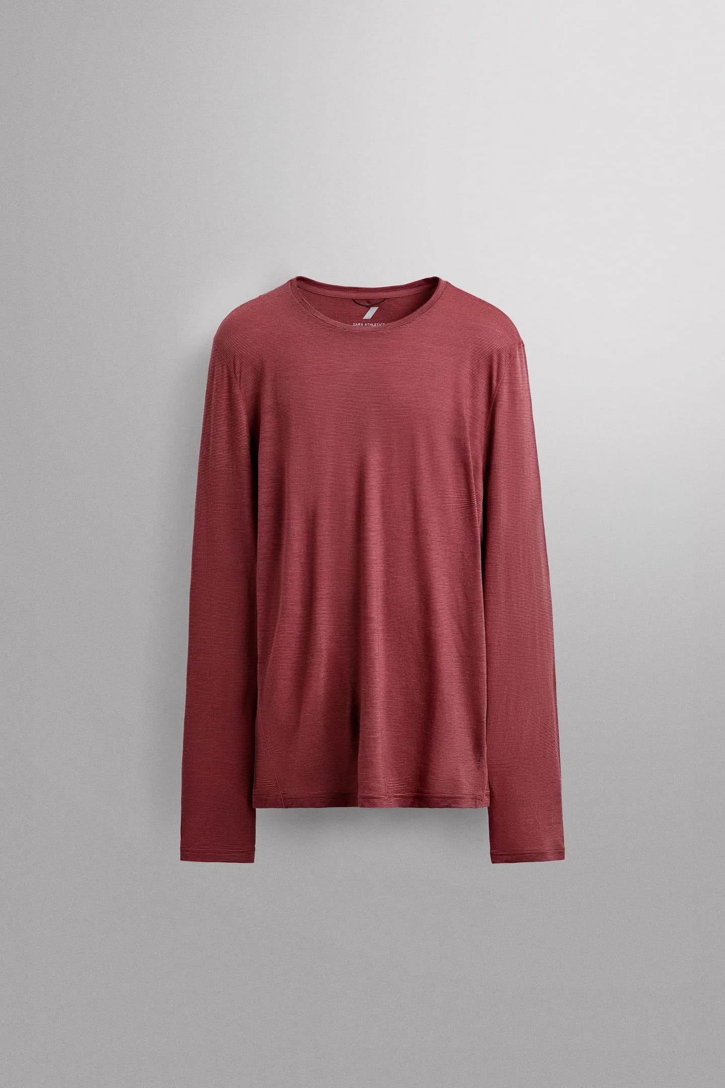 ФУТБОЛКА ИЗ ЖАККАРДА В ПОЛОСКУ ИЗ ШЕРСТИ