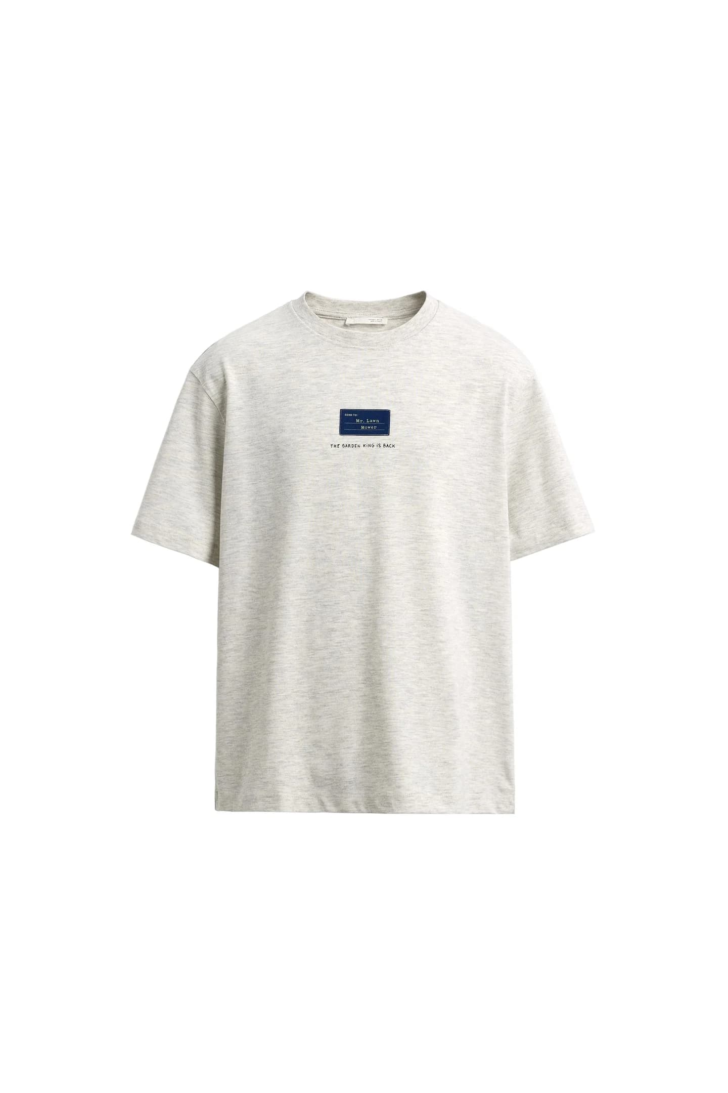 ФУТБОЛКА С КОНТРАСТНЫМ ПРИНТОМ - фото 3