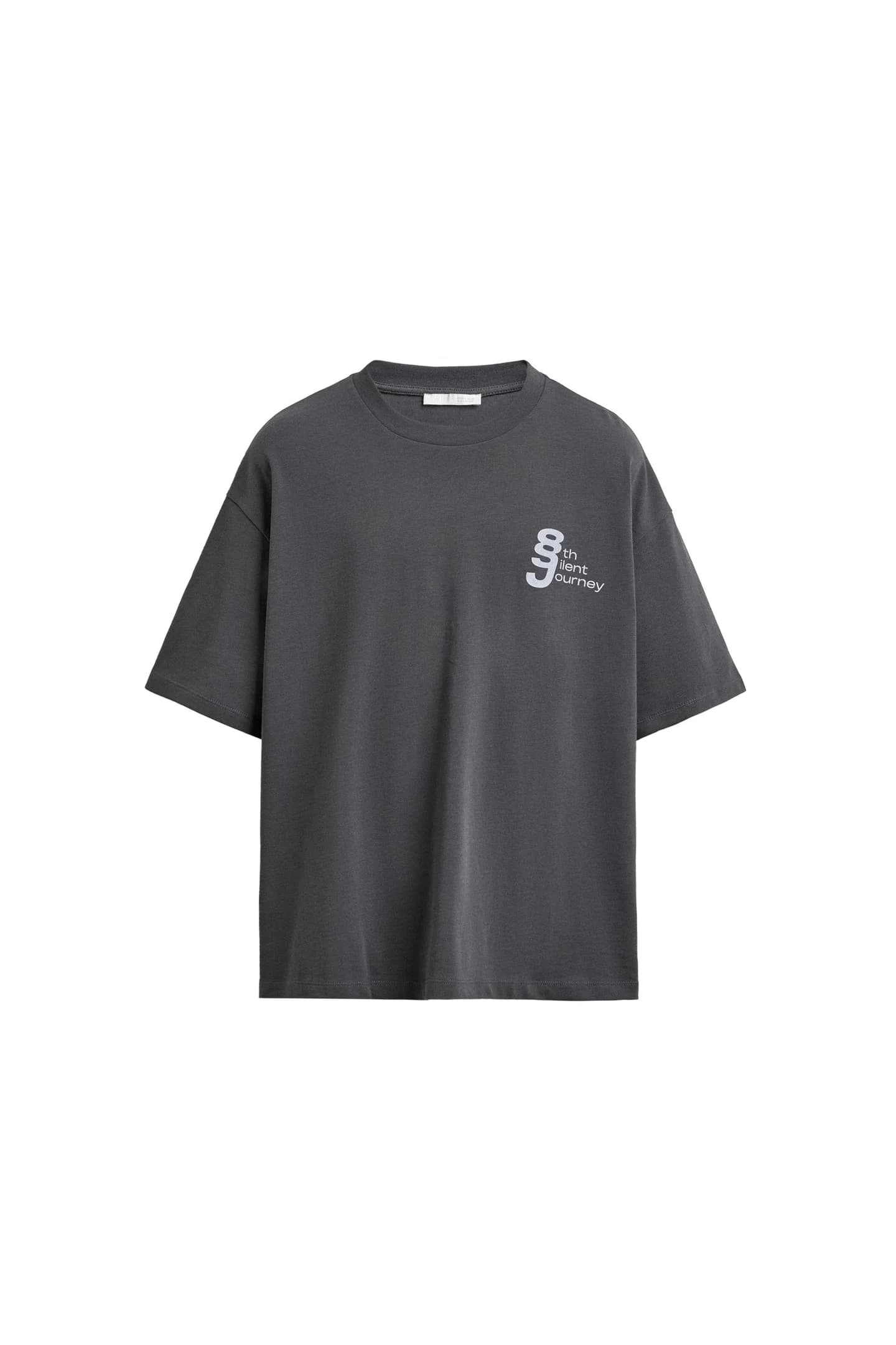 ФУТБОЛКА С КОНТРАСТНЫМ ПРИНТОМ - фото 3