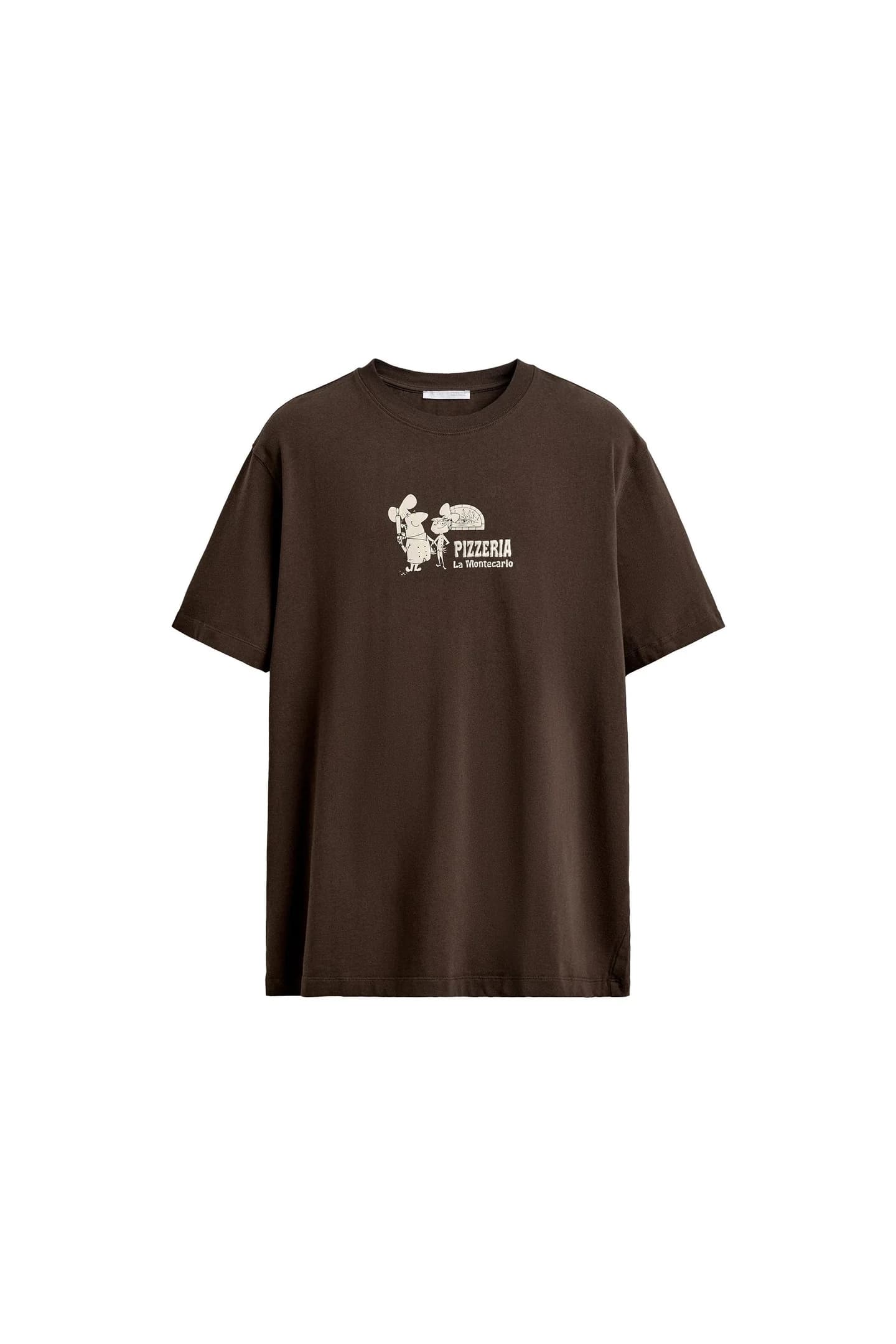 ФУТБОЛКА С ПРИНТОМ ПИЦЦЕРИЯ LA MONTECARLO - фото 3