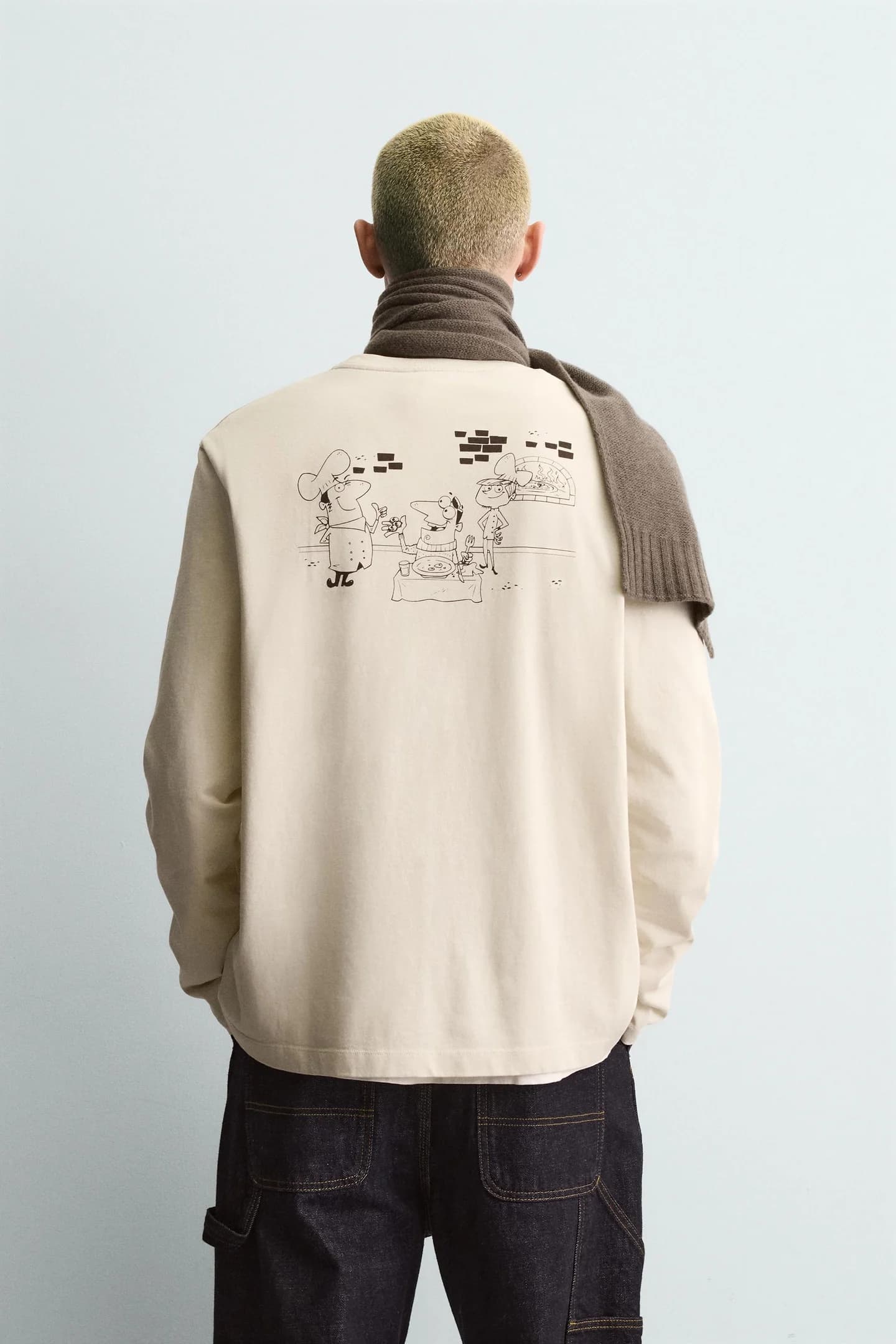 ФУТБОЛКА С ПРИНТОМ «ПИЦЦЕРИЯ ЛА МОНТЕКАРЛО»