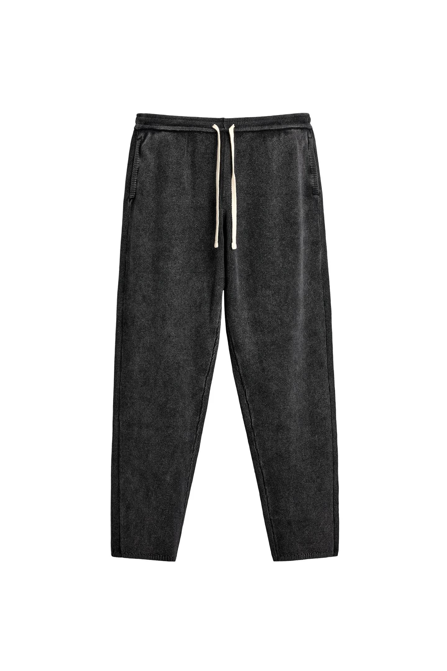 ТРИКОТАЖНЫЕ БРЮКИ СО СТРУКТУРОЙ - фото 3