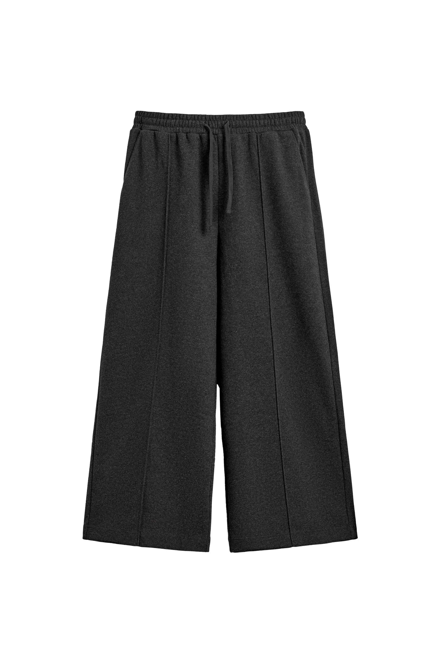 ШИРОКИЕ БРЮКИ-ДЖОГГЕРЫ С ТЕКСТУРОЙ - фото 3