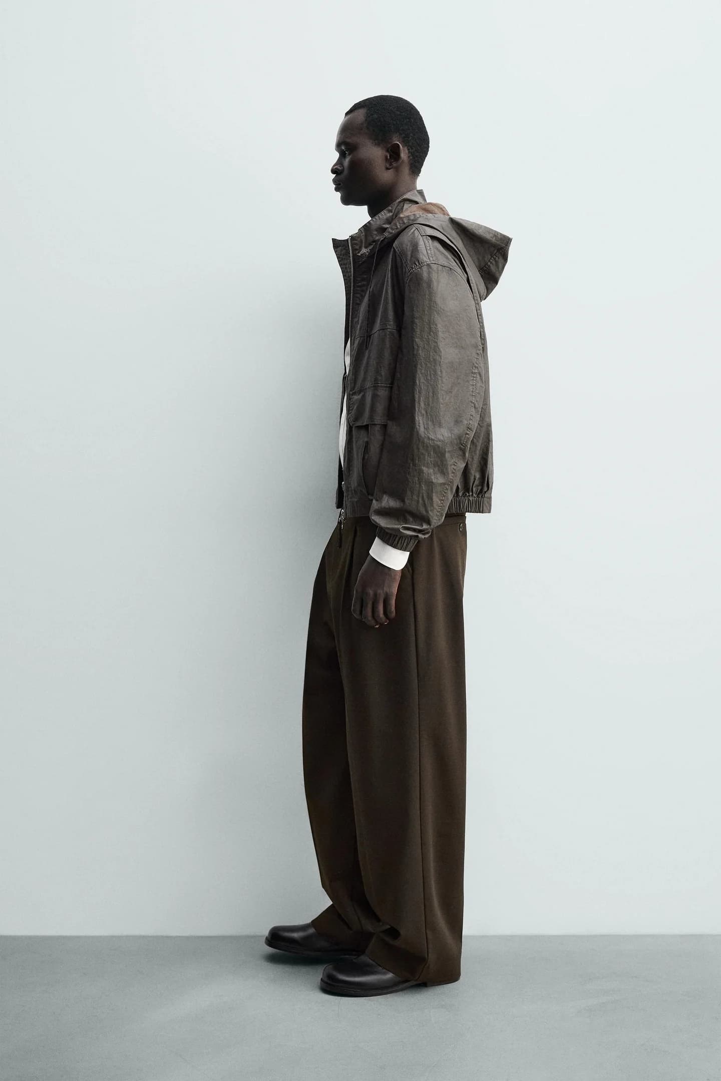 ШИРОКИЕ БРЮКИ С ТЮНАМИ - фото 3