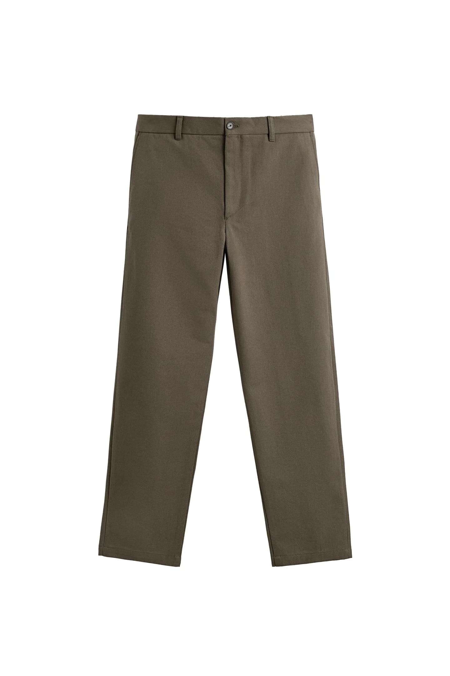 БРЮКИ ИЗ СТРУКТУРНОЙ ТКАНИ ПРЯМОГО КРОЙА - фото 5