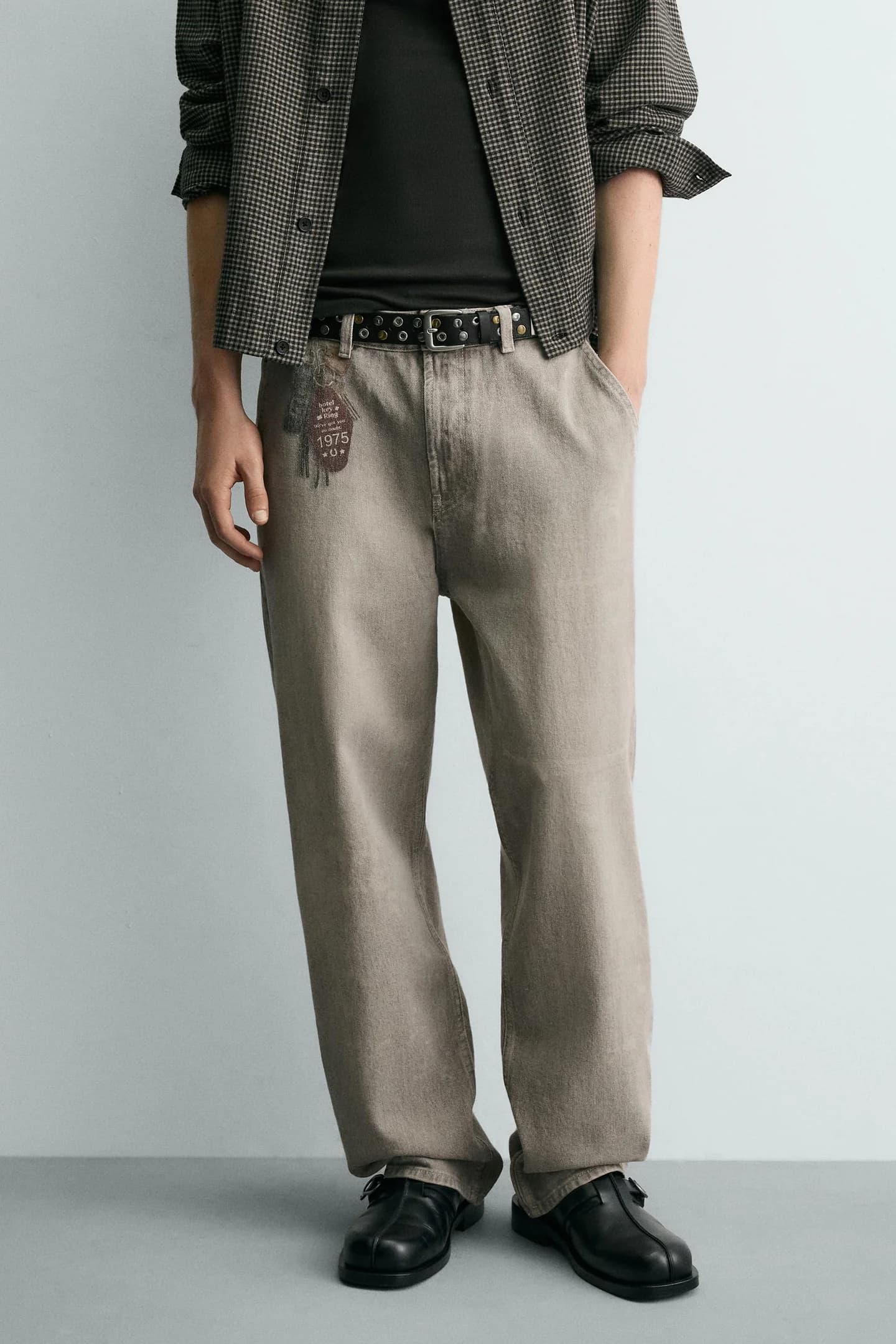 БРЮКИ С ПРИНТОМ БРЕЛОКОВ