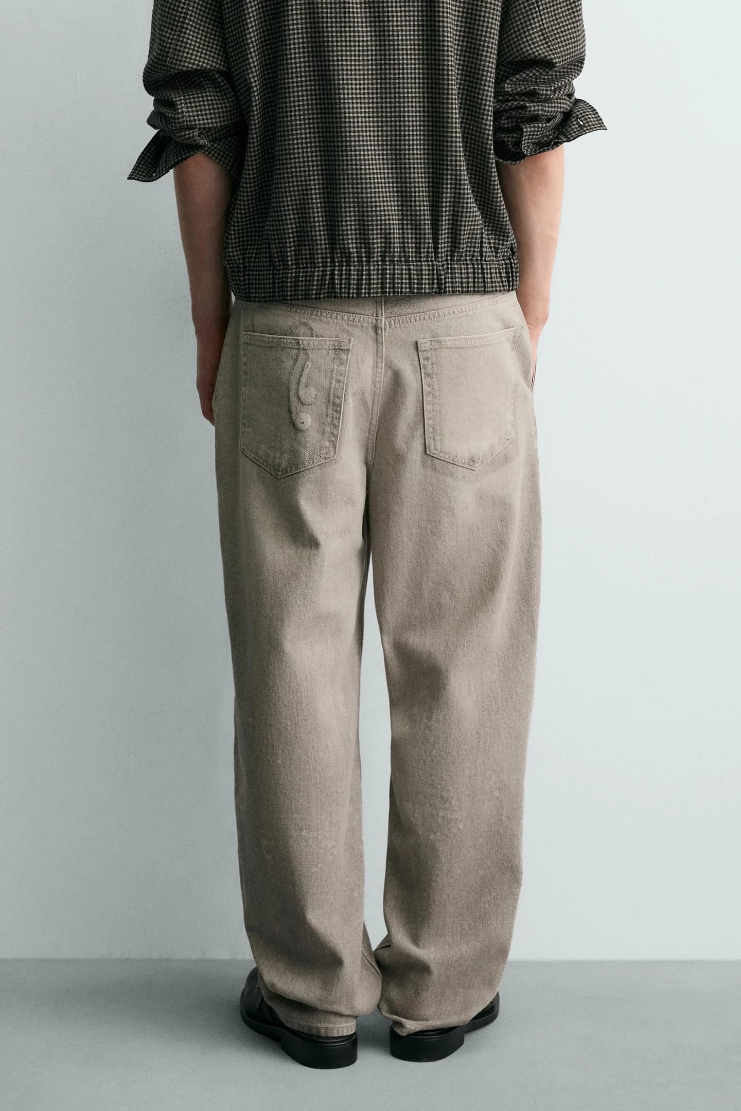 БРЮКИ С ПРИНТОМ БРЕЛОКОВ - фото 3