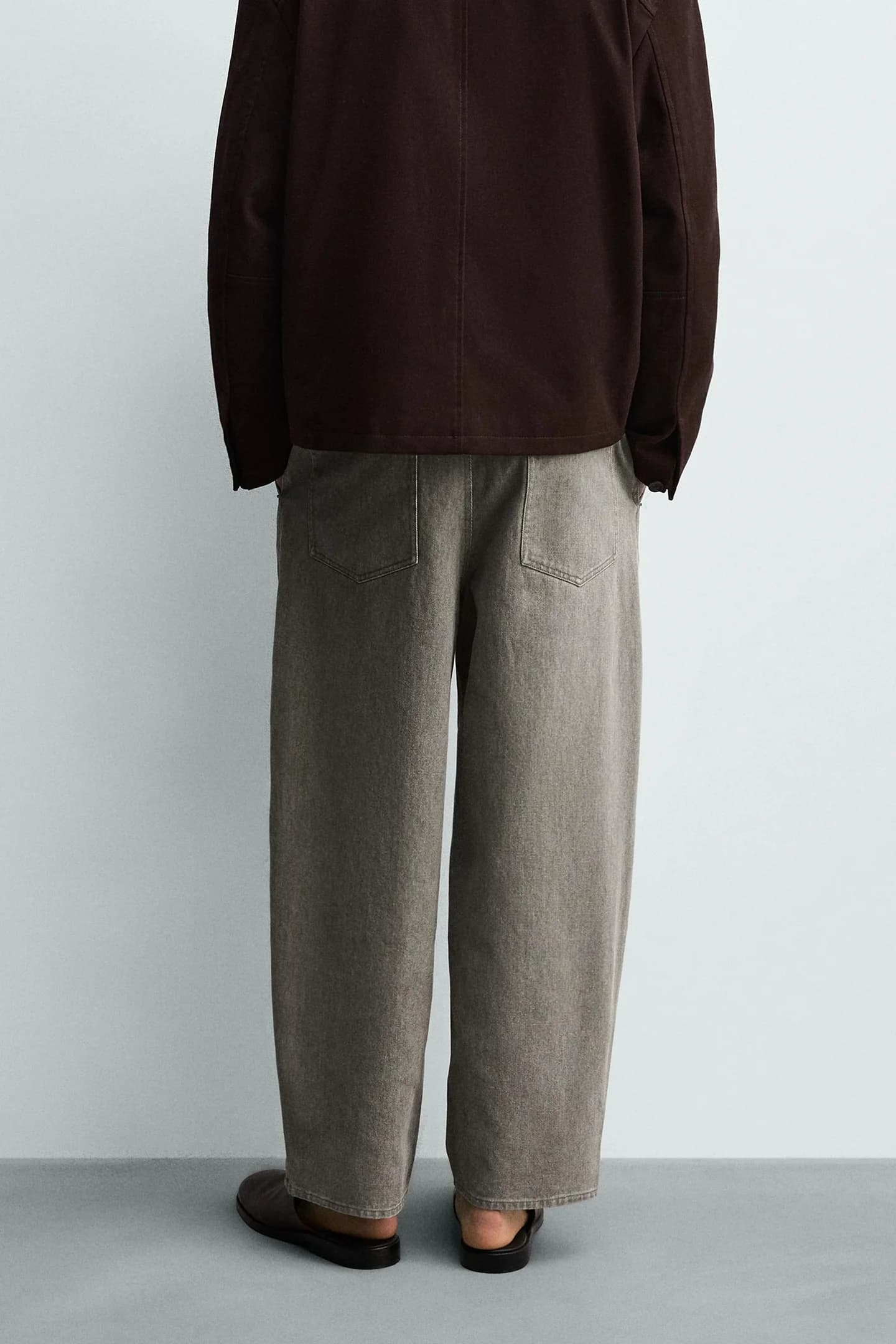 БРЮКИ С БАЛЛОННЫМ КРАЙОМ - фото 2