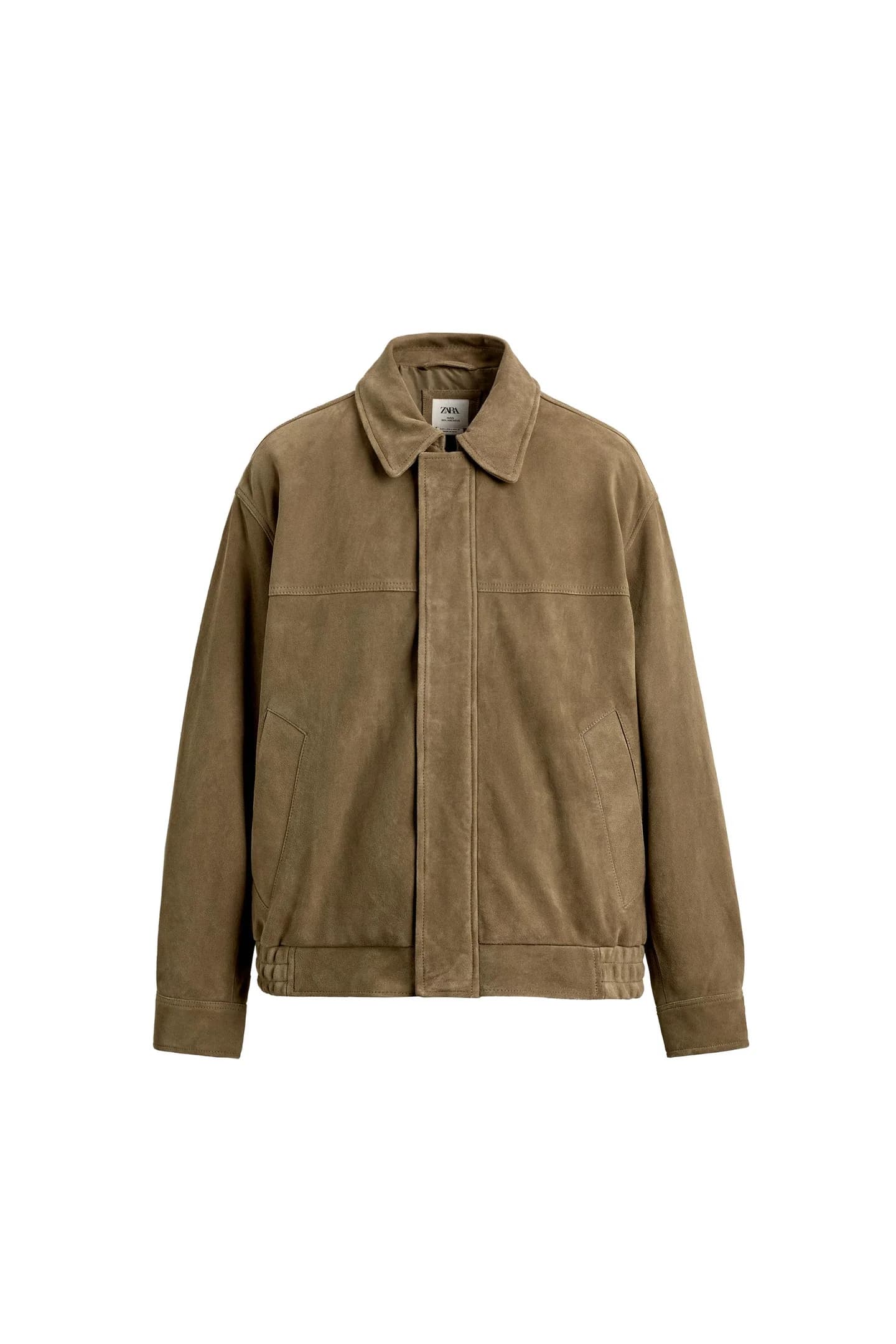 КУРТКА ИЗ ЗАМШЕВОЙ КОЖИ, ОГРАНИЧЕННАЯ ВЫПУСК - фото 3