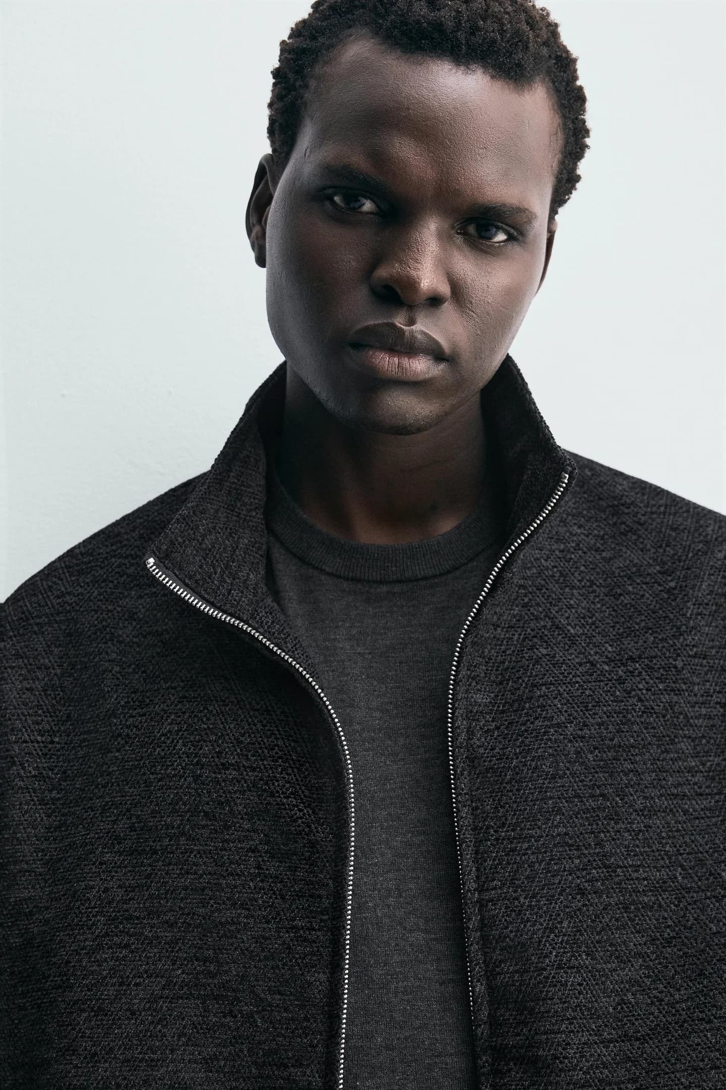 ЖАККАРДОВАЯ КУРТКА С ГЕОМЕТРИЧЕСКИМ УЗОРОМ - фото 2