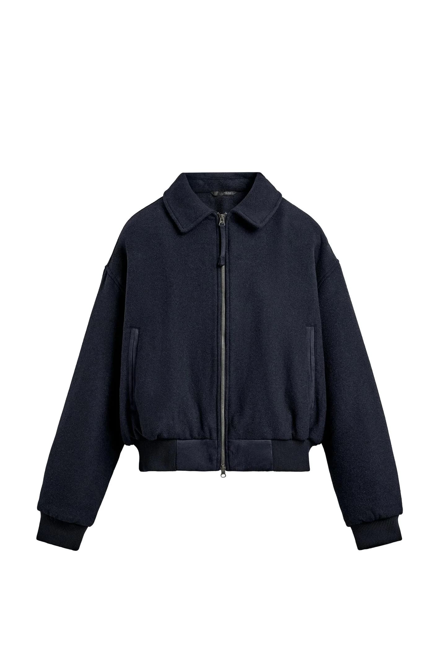 УКОРОЧЕННАЯ КУРТКА С УТЕПЛИТЕЛЕМ - фото 3