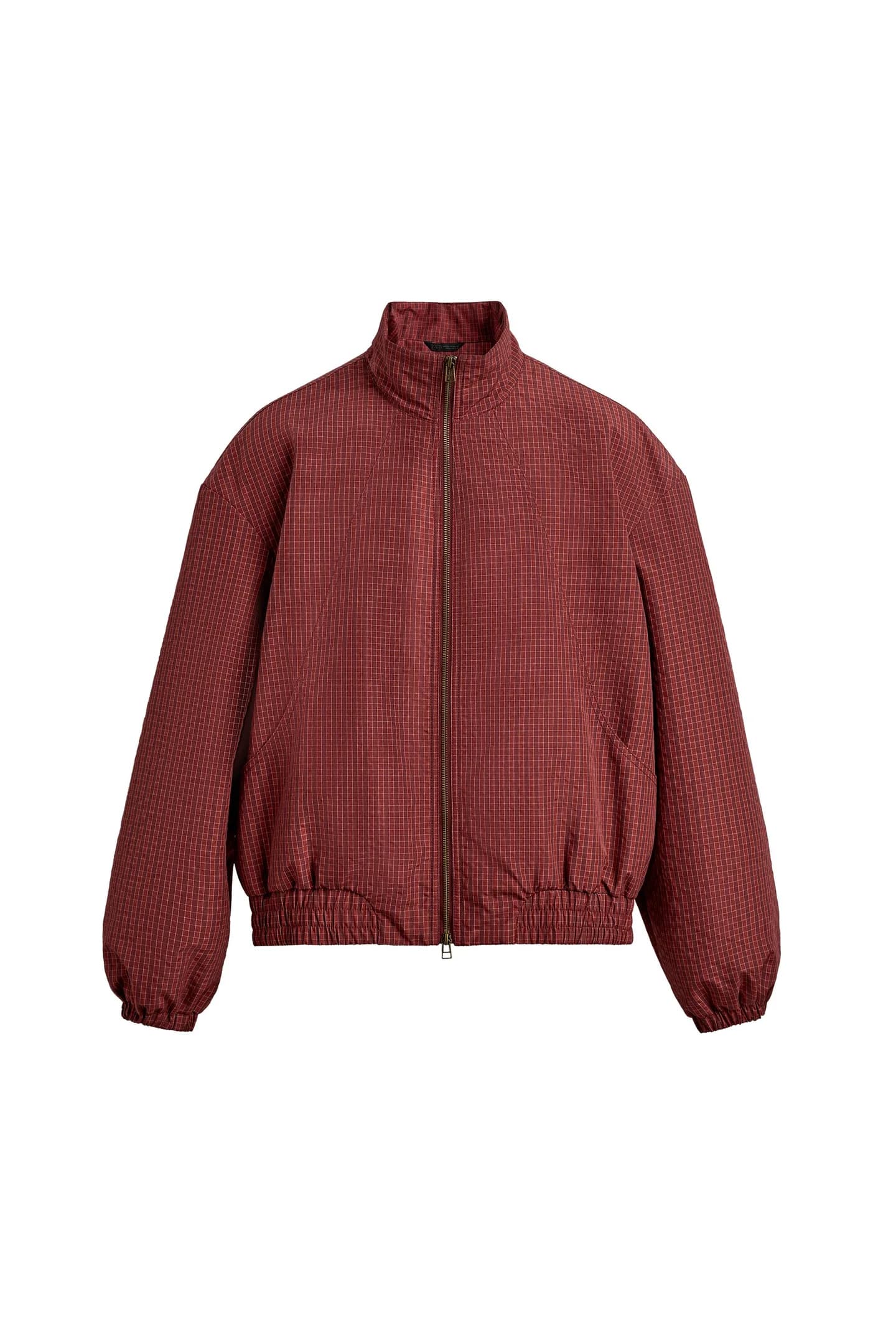 ВЕтрозащитная стеганая куртка в клетку - фото 3