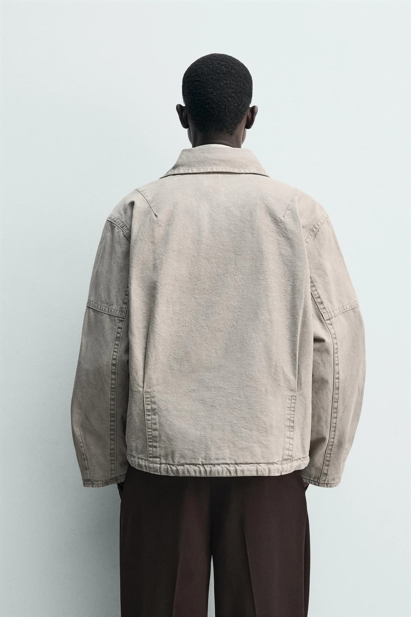 КУРТКА-БОКС С ЭФФЕКТОМ СТИРКИ - фото 2