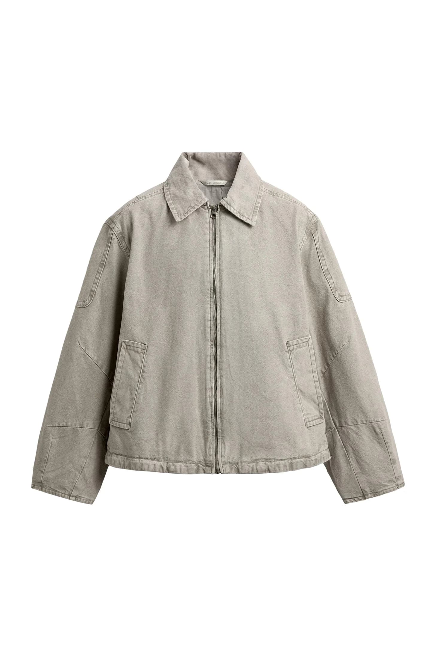 КУРТКА-БОКС С ЭФФЕКТОМ СТИРКИ - фото 3