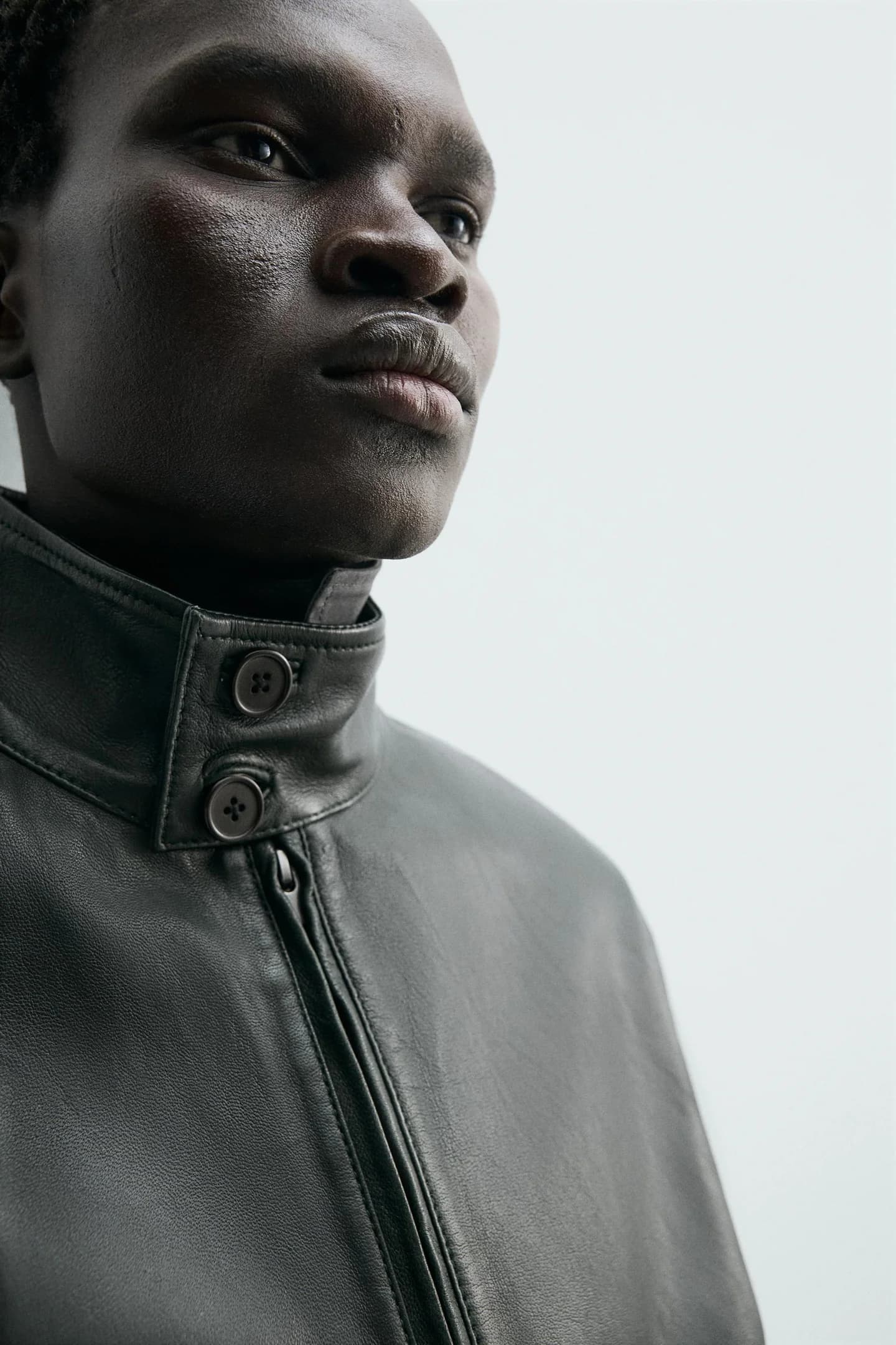 КОЖАНАЯ КУРТКА СВОБОДНОГО КРОНА - фото 3