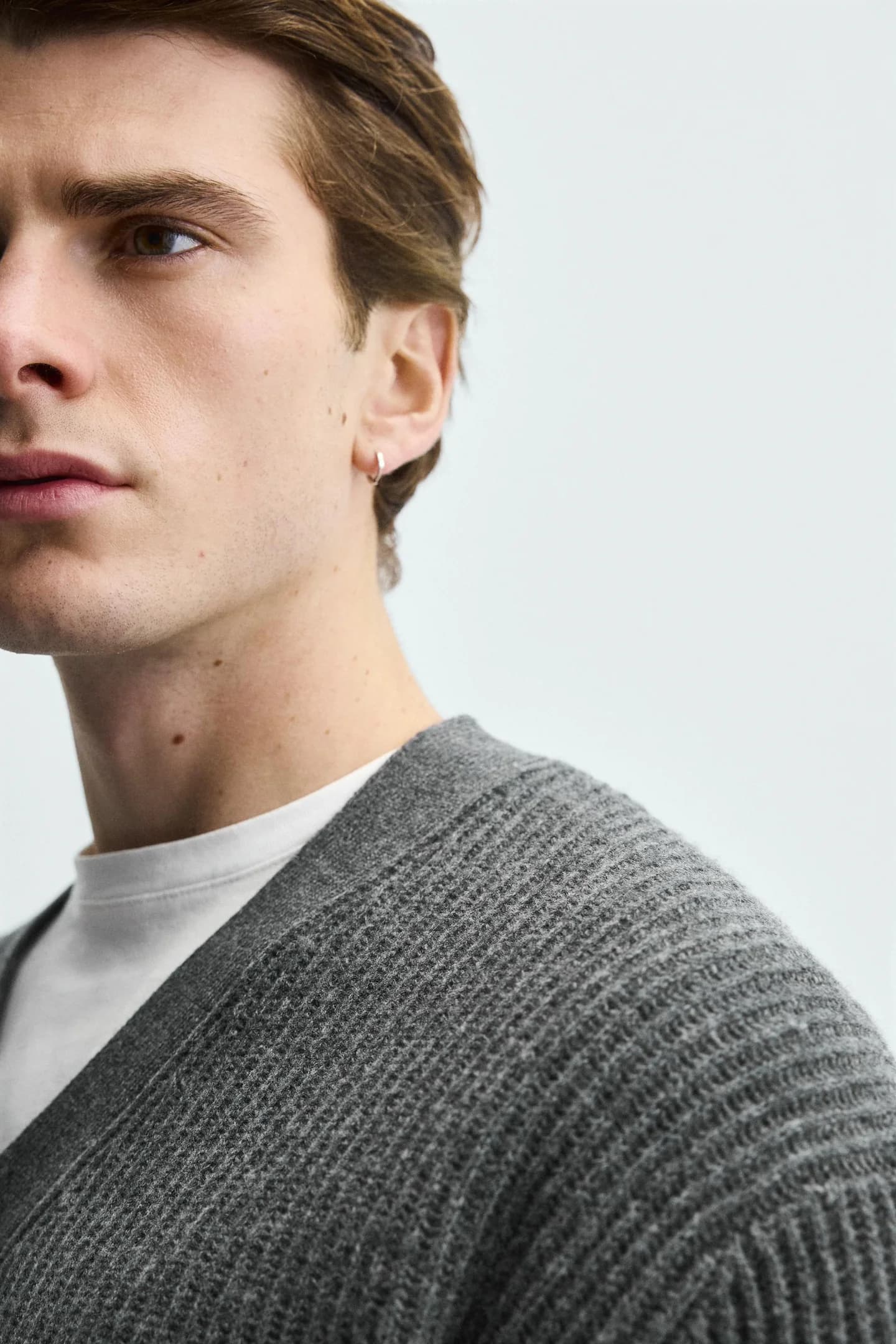 КАРДИГАН СТРУКТУРИРОВАННЫЙ ШЕРСТЯНОЙ - фото 2