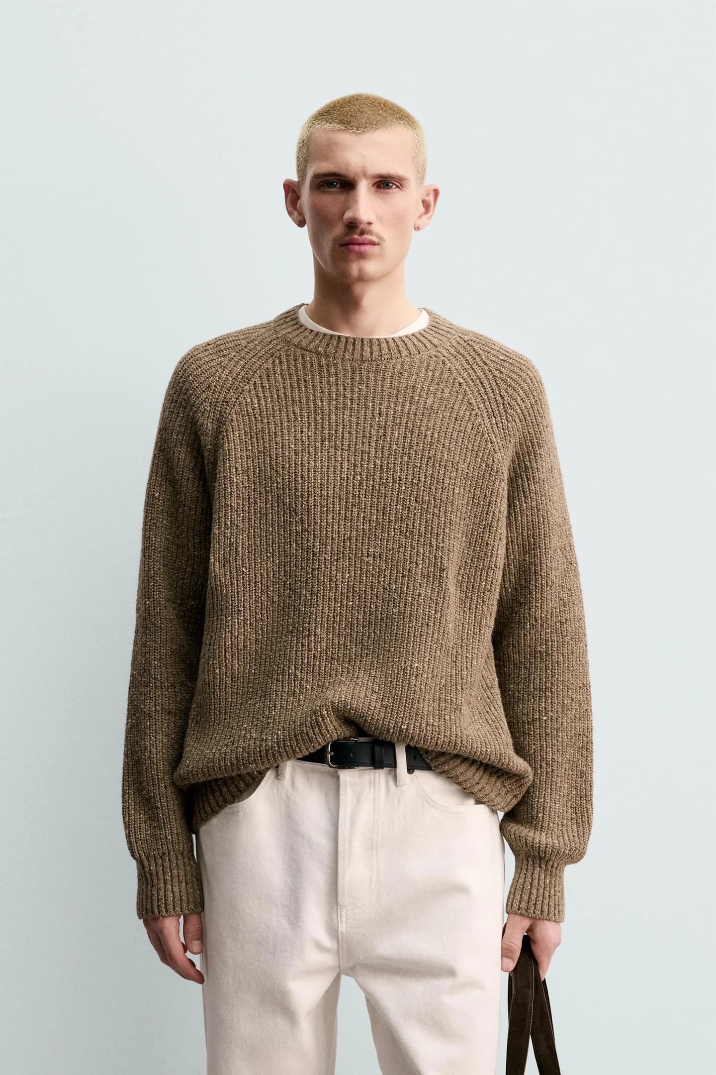 ТРИКОТАЖНЫЙ ДЖЕМПЕР ИЗ ДЖЕРСИ СТРОЧКОЙ BOTONATO ORIGINS