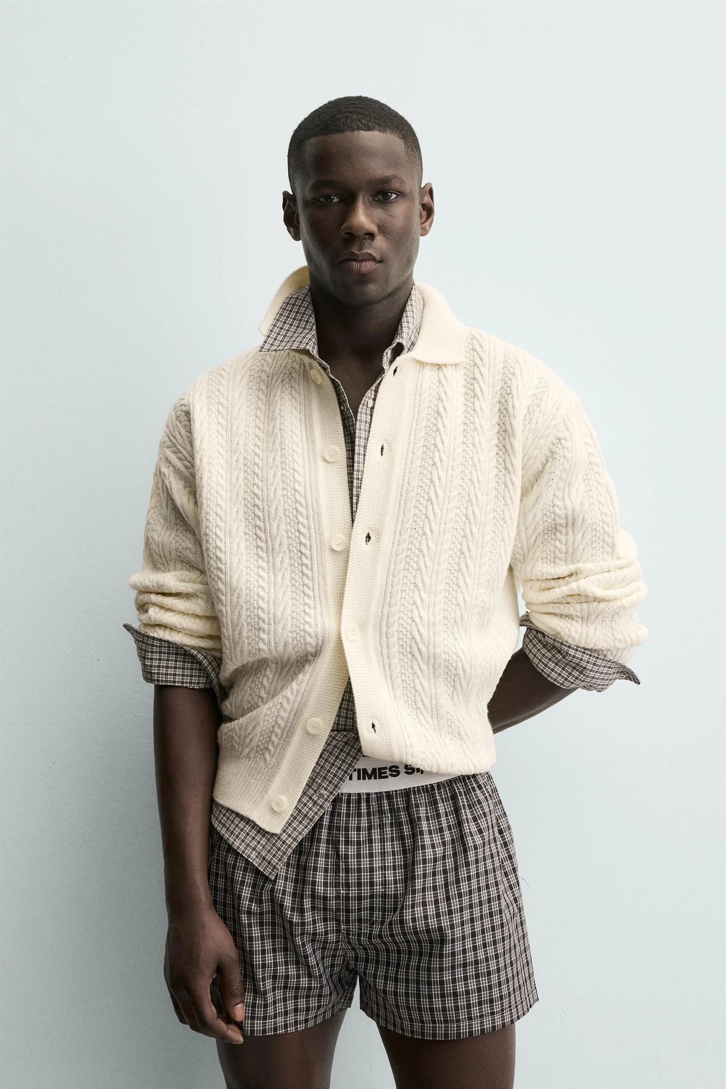 СТРУКТУРНЫЙ ТРИКОТАЖНЫЙ КАРДИГАН