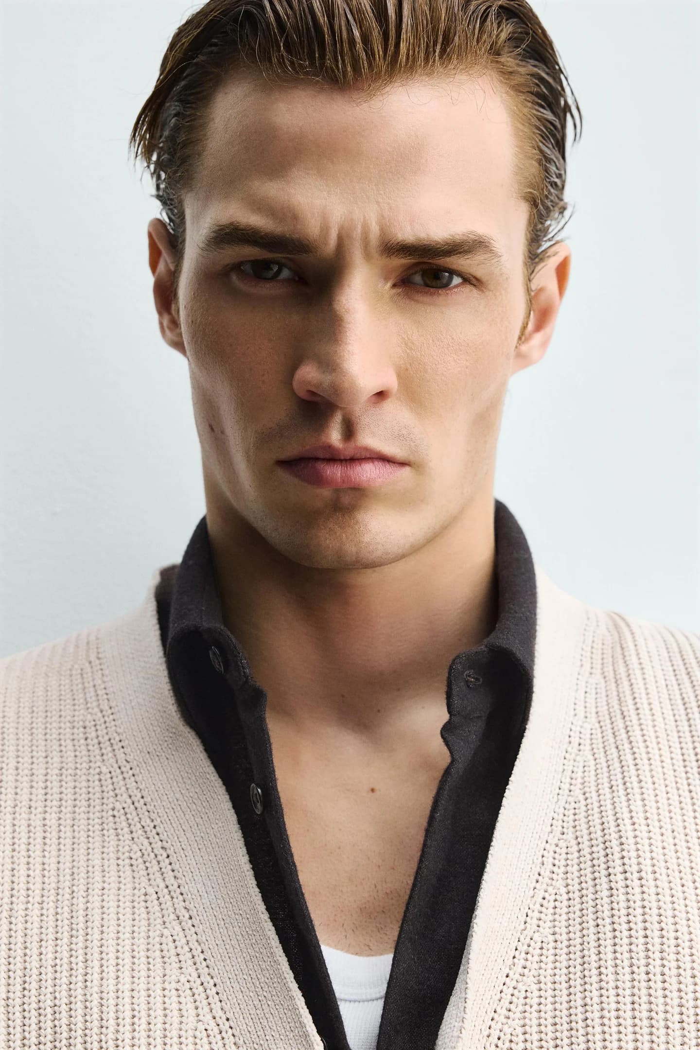 СТРУКТУРНЫЙ ТРИКОТАЖНЫЙ КАРДИГАН СВОБОДНОГО ПОРОГА - фото 2