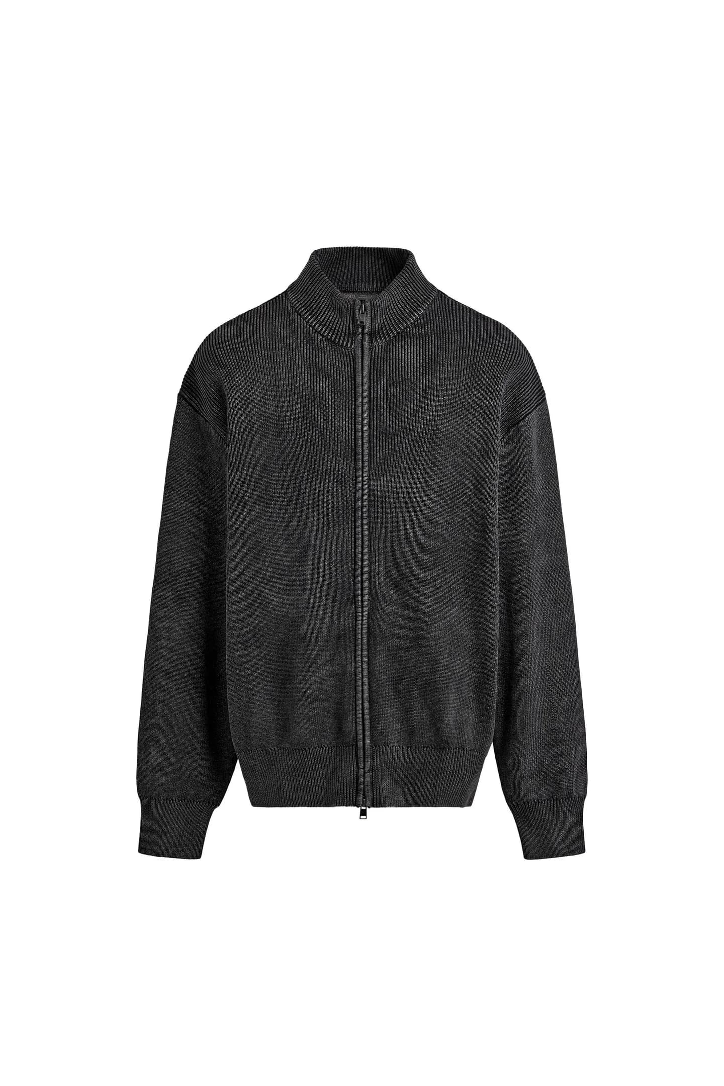 ТРИКОТАЖНЫЙ КАРДИГАН С СТИРНОЙ ФАКТУРОЙ - фото 3