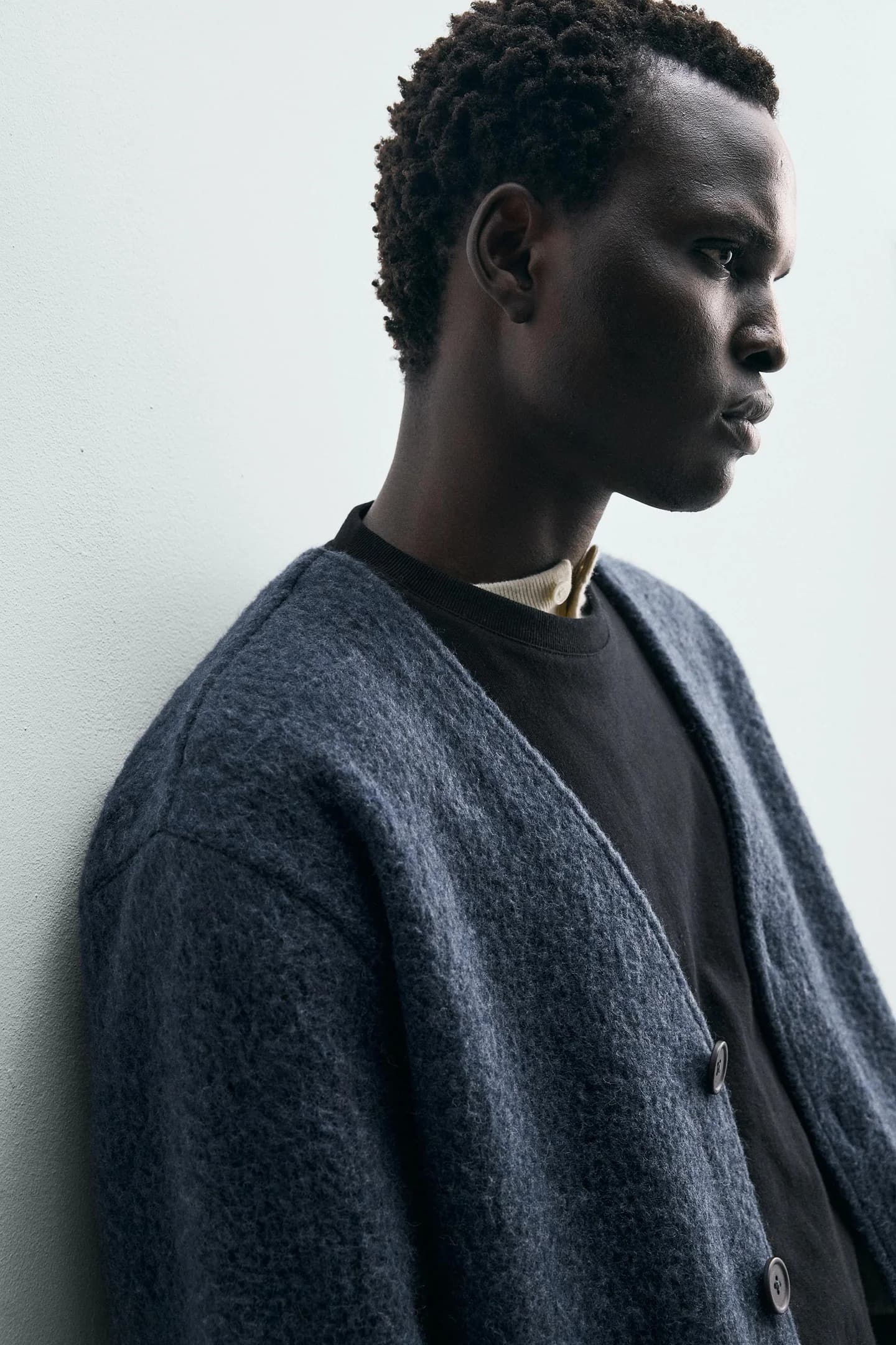 КАРДИГАН ИЗ ШЕРСТИ С фактурной текстурой - фото 2