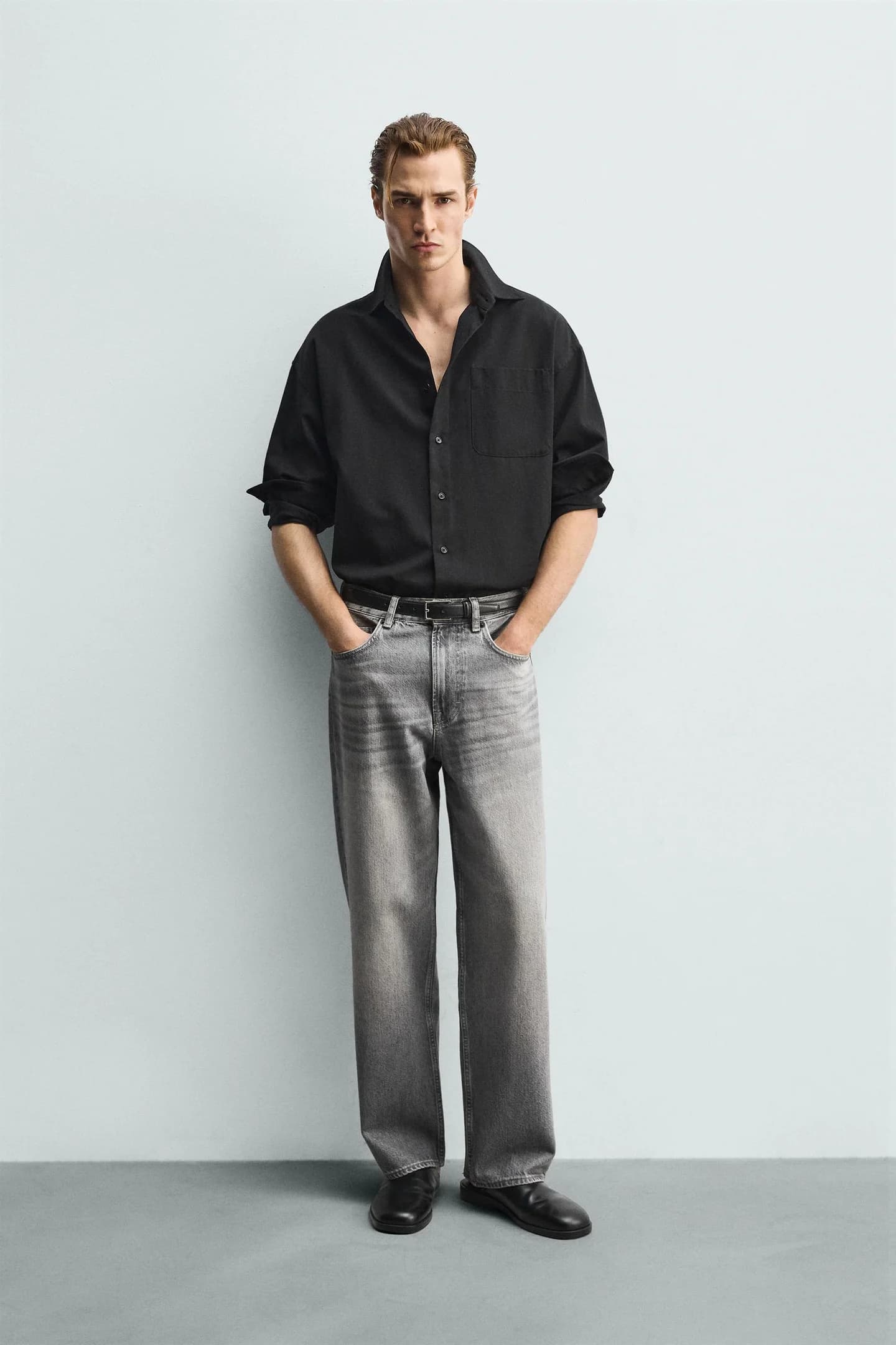 ПРЯМЫЕ ДЖИНСЫ - фото 2