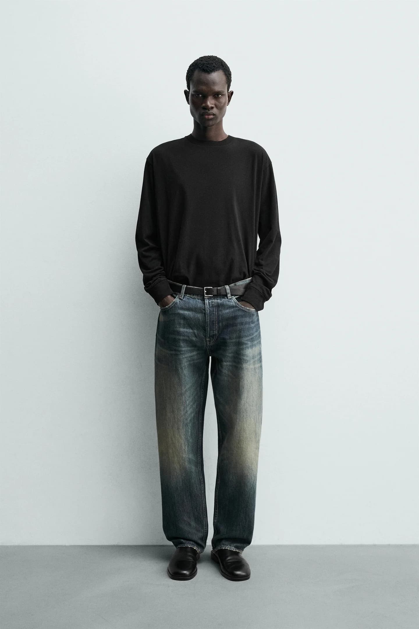 ПРЯМЫЕ ДЖИНСЫ - фото 2