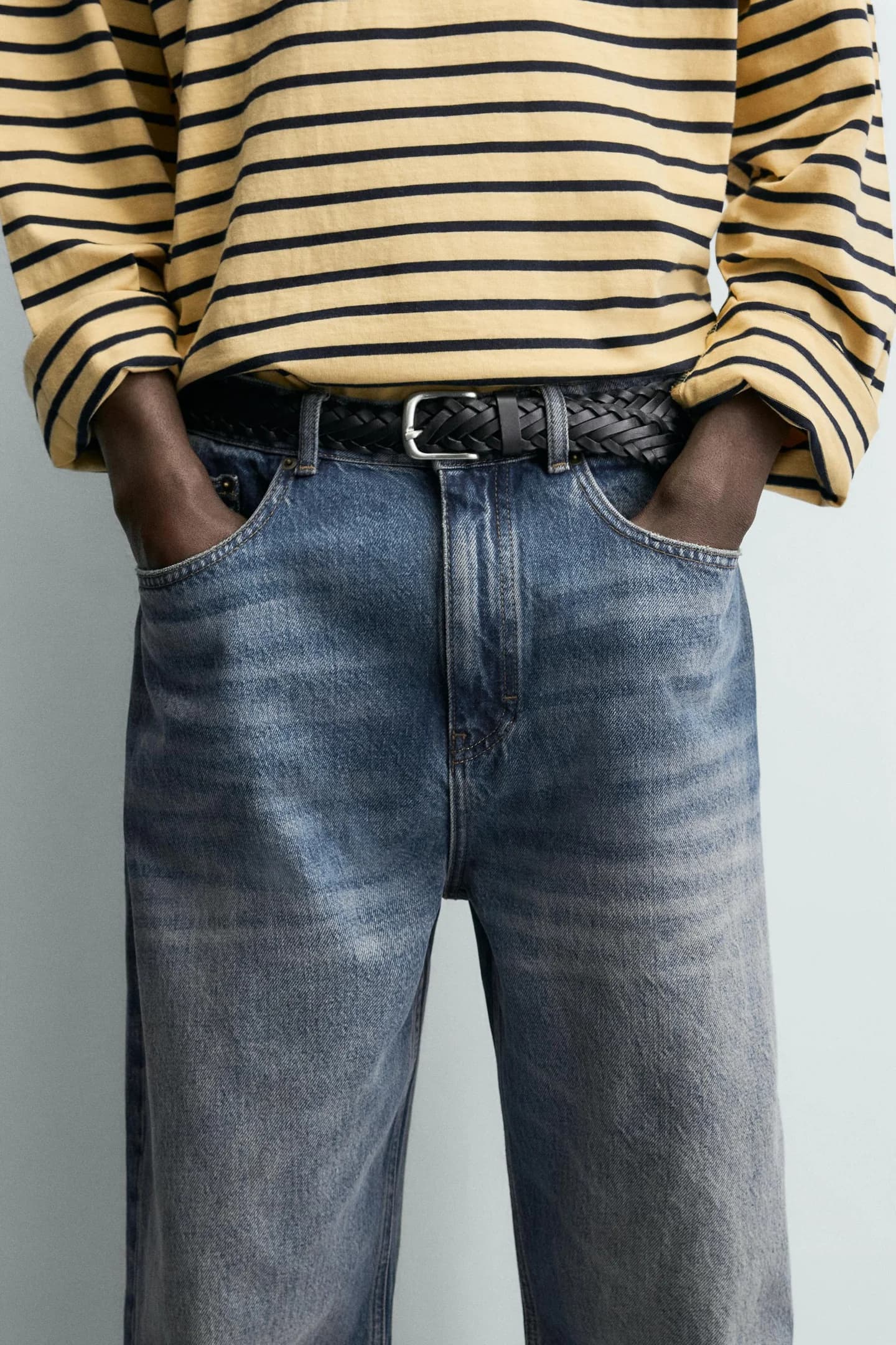 КОЖАНЫЙ РЕМЕНЬ С МОСТОМ - фото 2