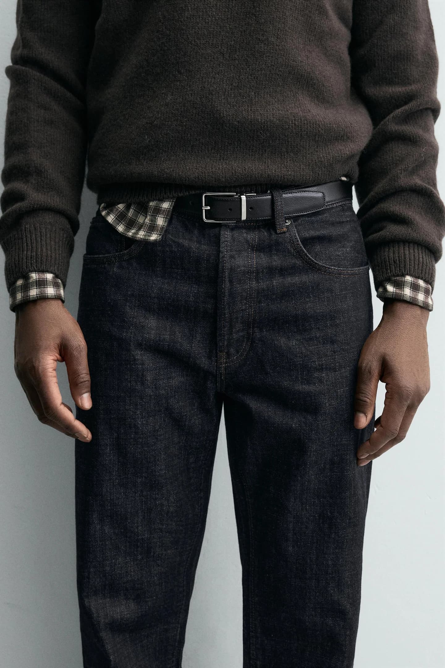 ДВУХСТОРОННИЙ КОЖАНЫЙ РЕМЕНЬ - фото 2