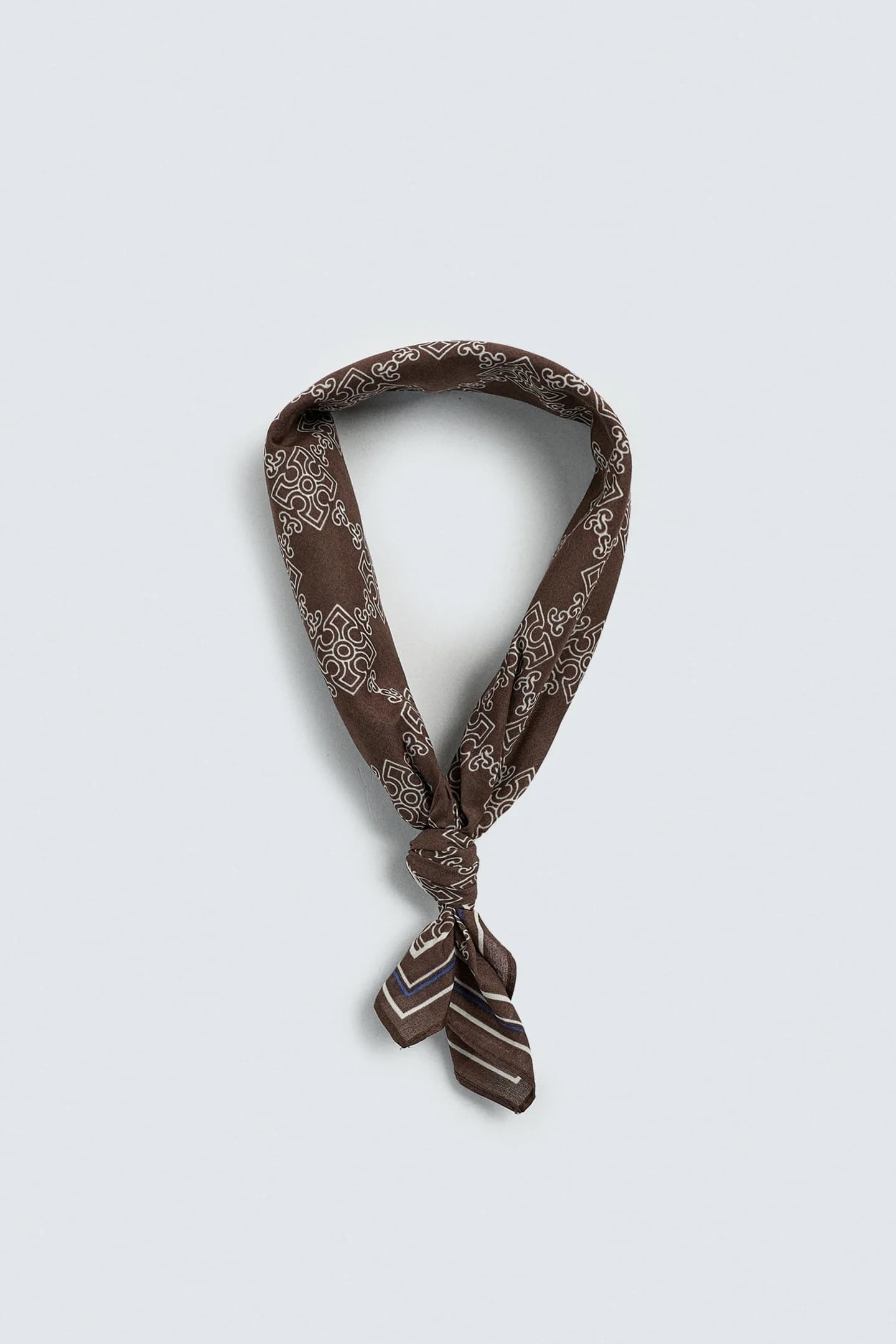 БАНДАНА С ГЕОМЕТРИЧЕСКИМ УЗОРОМ - фото 3